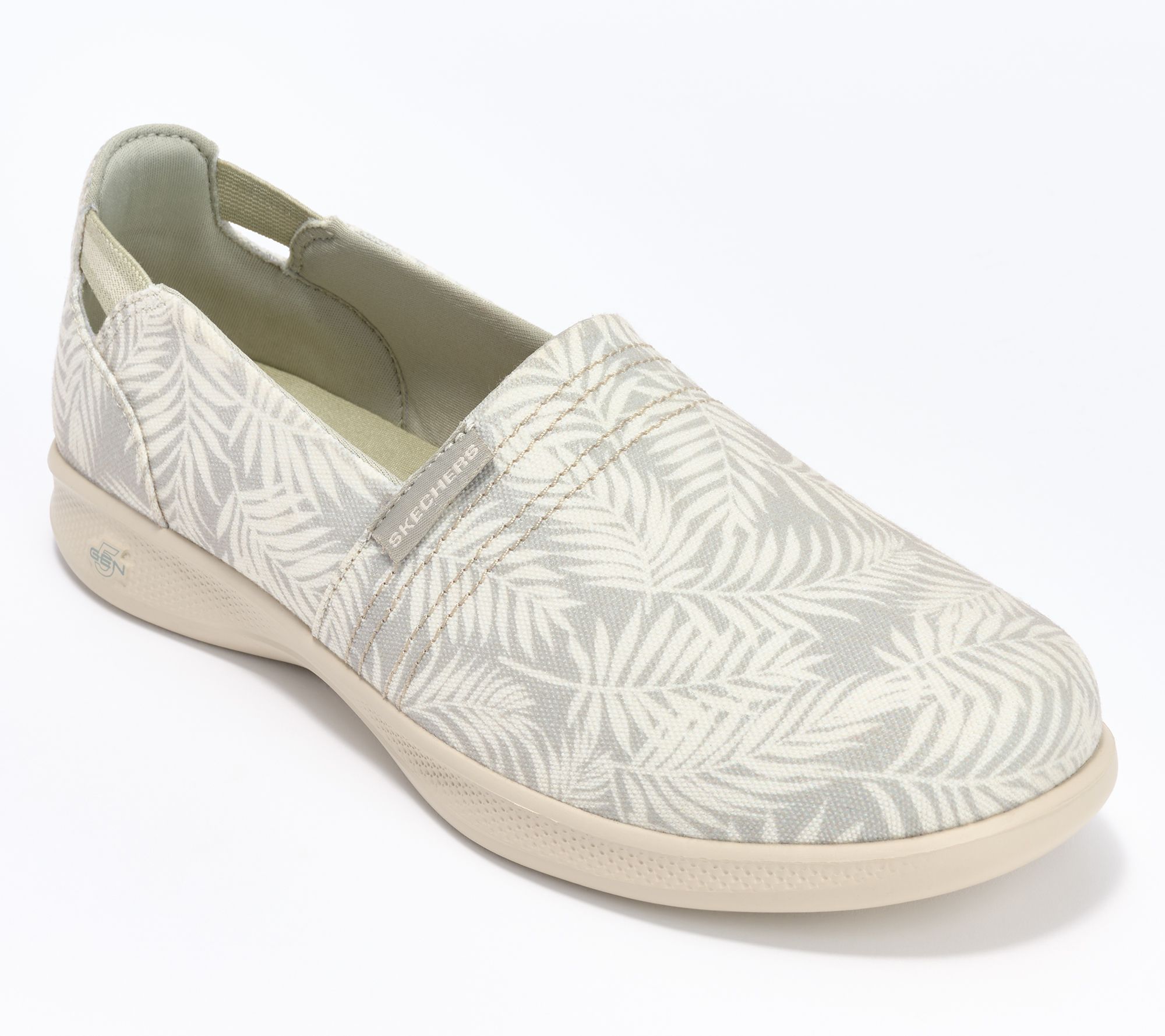 "As Is" Skechers GO Step Lite Washable Canvas Slip- Ons