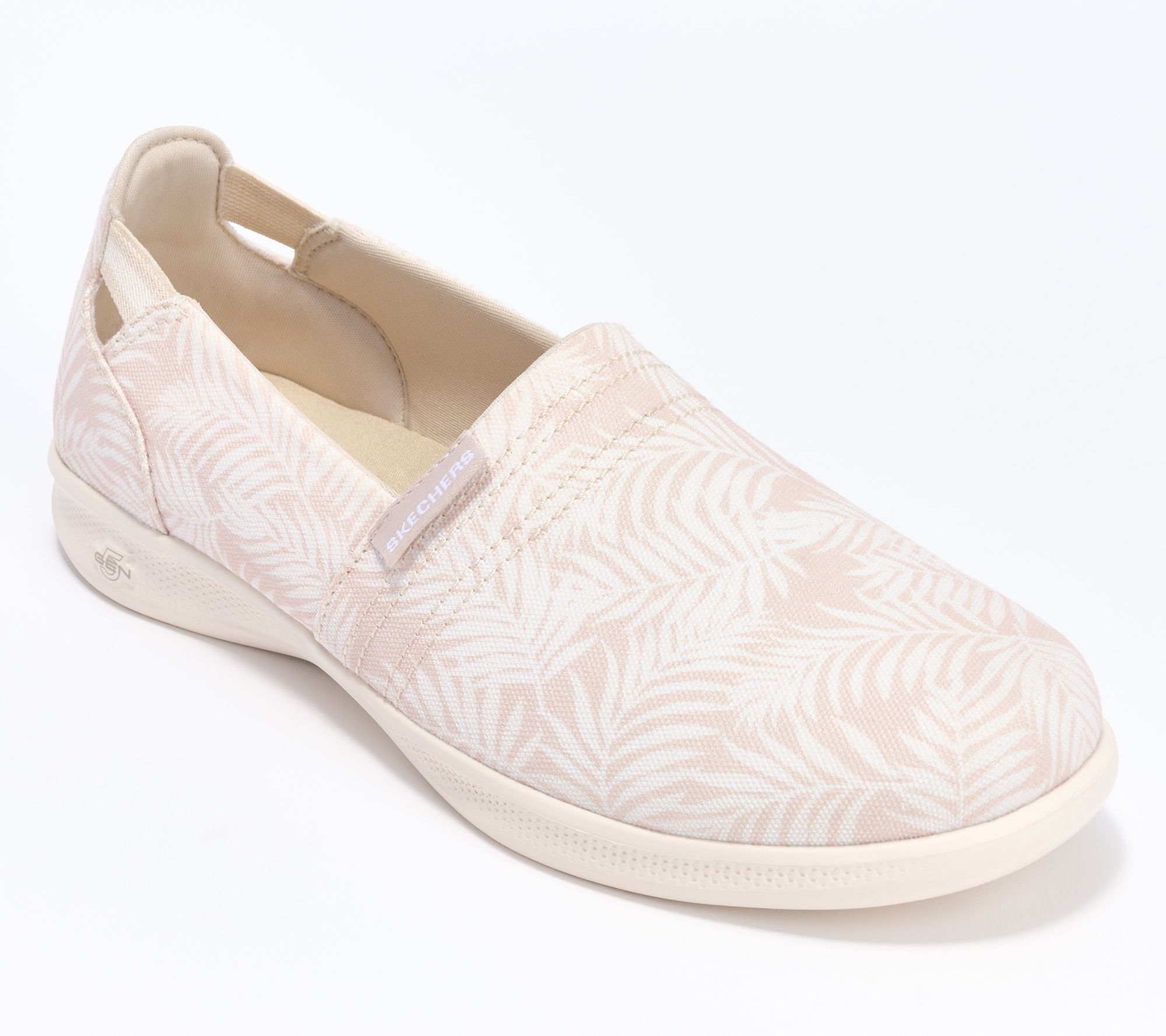 "As Is" Skechers GO Step Lite Washable Canvas Slip- Ons