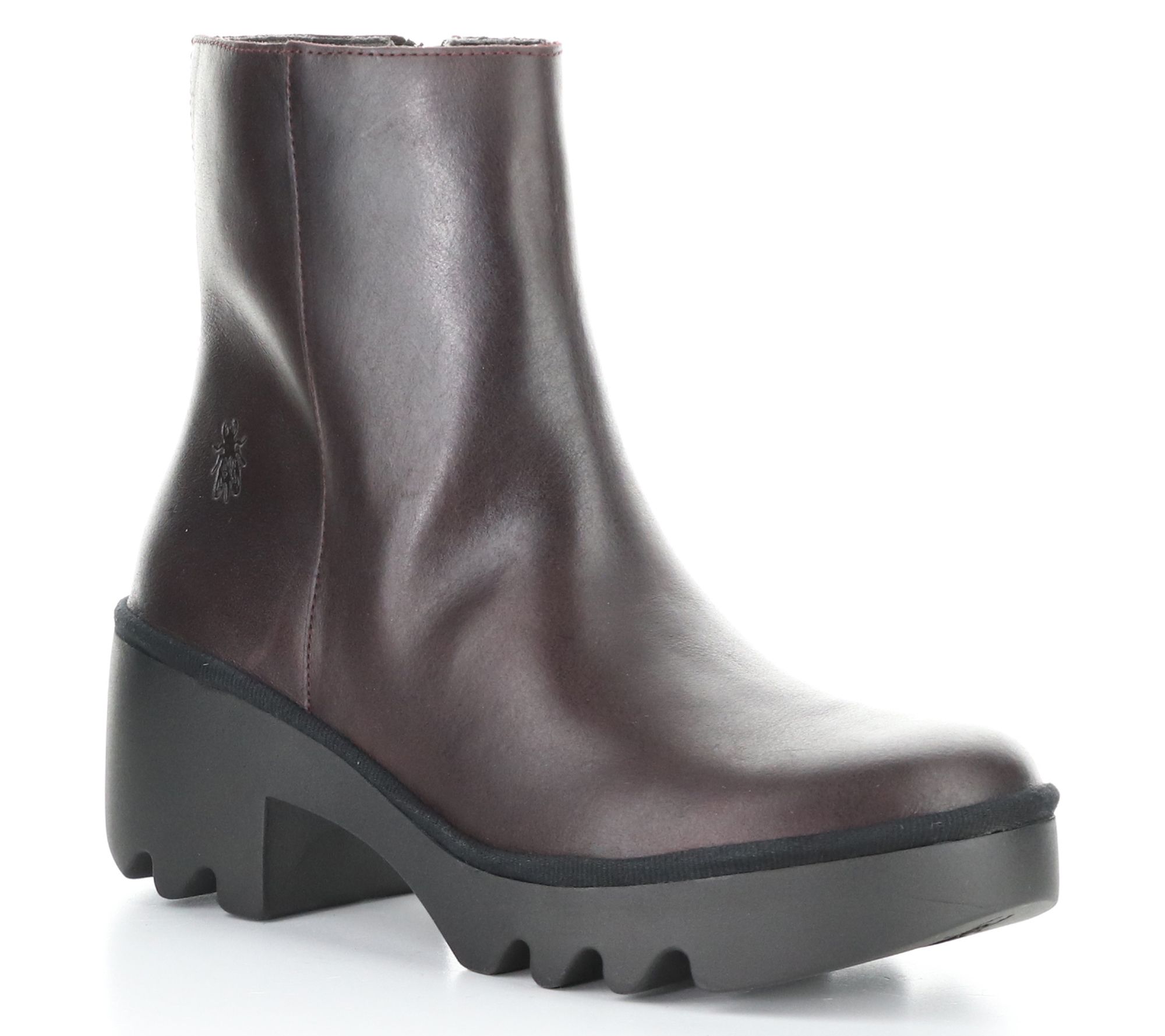 Fly London Leather Side Zip Bootie- Toor