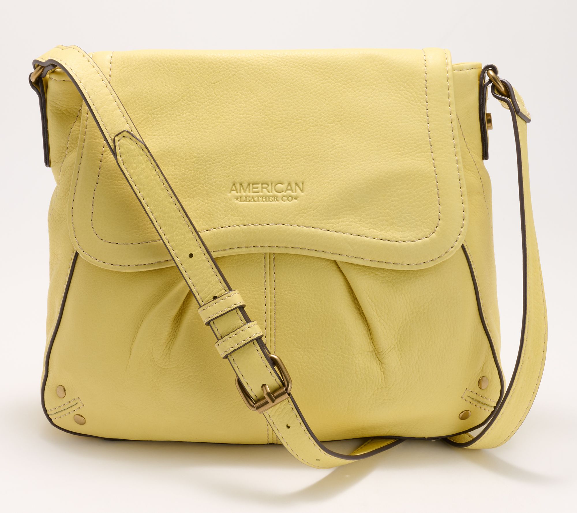 "As Is" American Leather Co. Ria Front Flap Large Crossbody