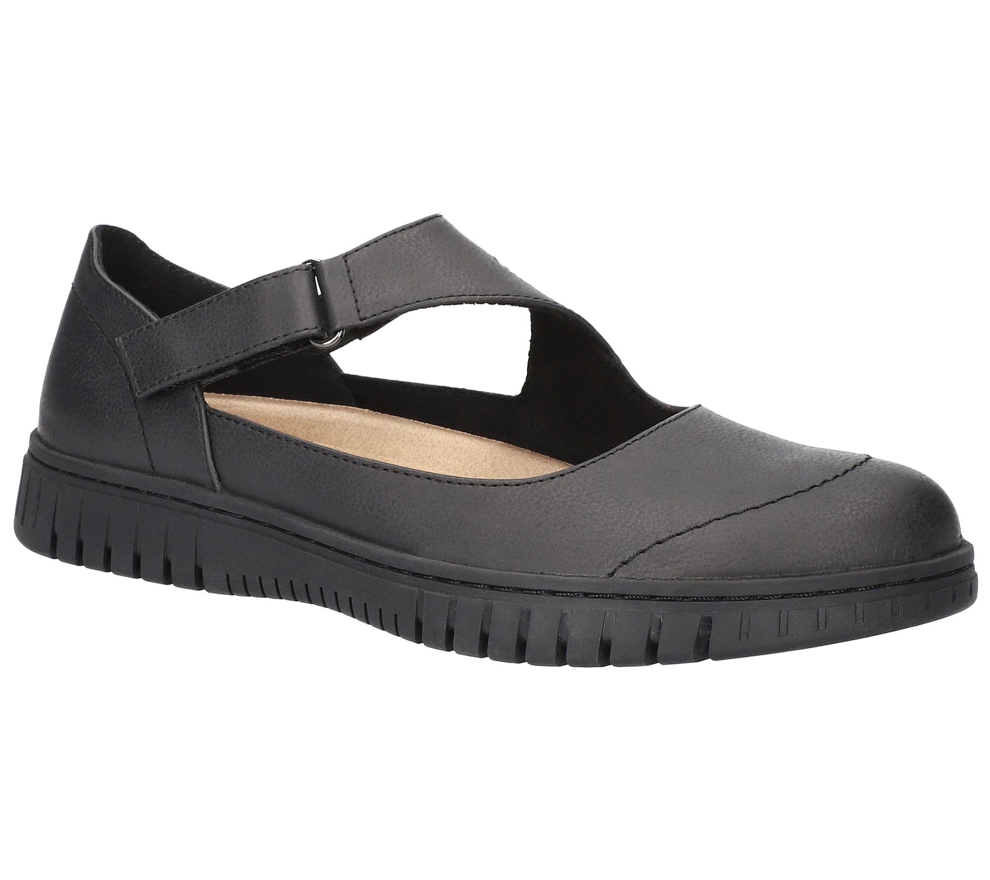 Easy Street Mary Jane Casual Flats-Joyful