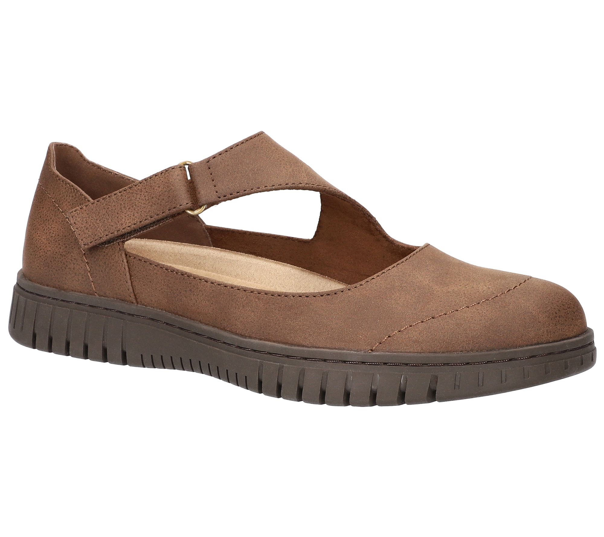 Easy Street Mary Jane Casual Flats-Joyful