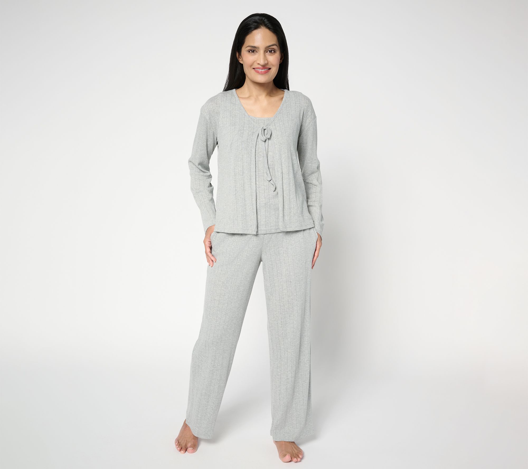 MUK LUKS Pointelle 3-Piece Lounge Set