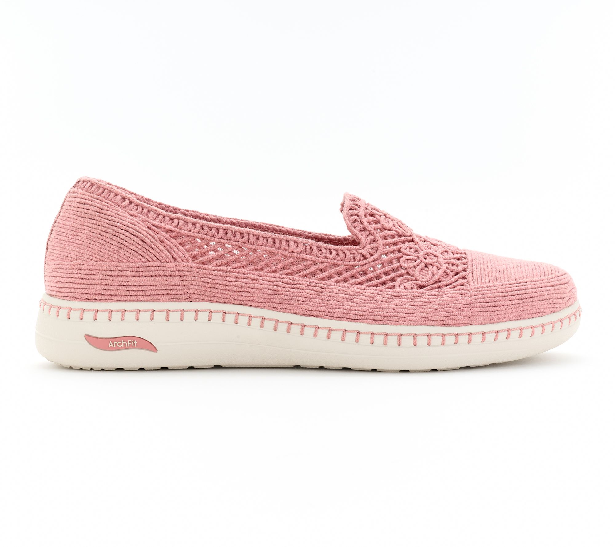 Skechers Arch Fit Inspire Crochet Slip-On Loafers - Venice - QVC.com