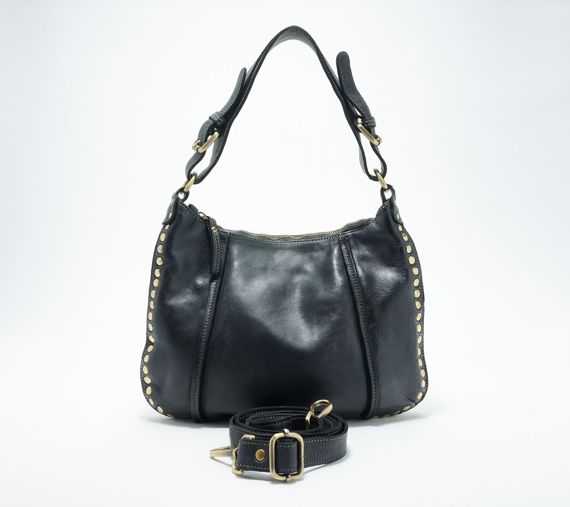 Bolsa Nova Leather Annalisa Small Hobo Bag