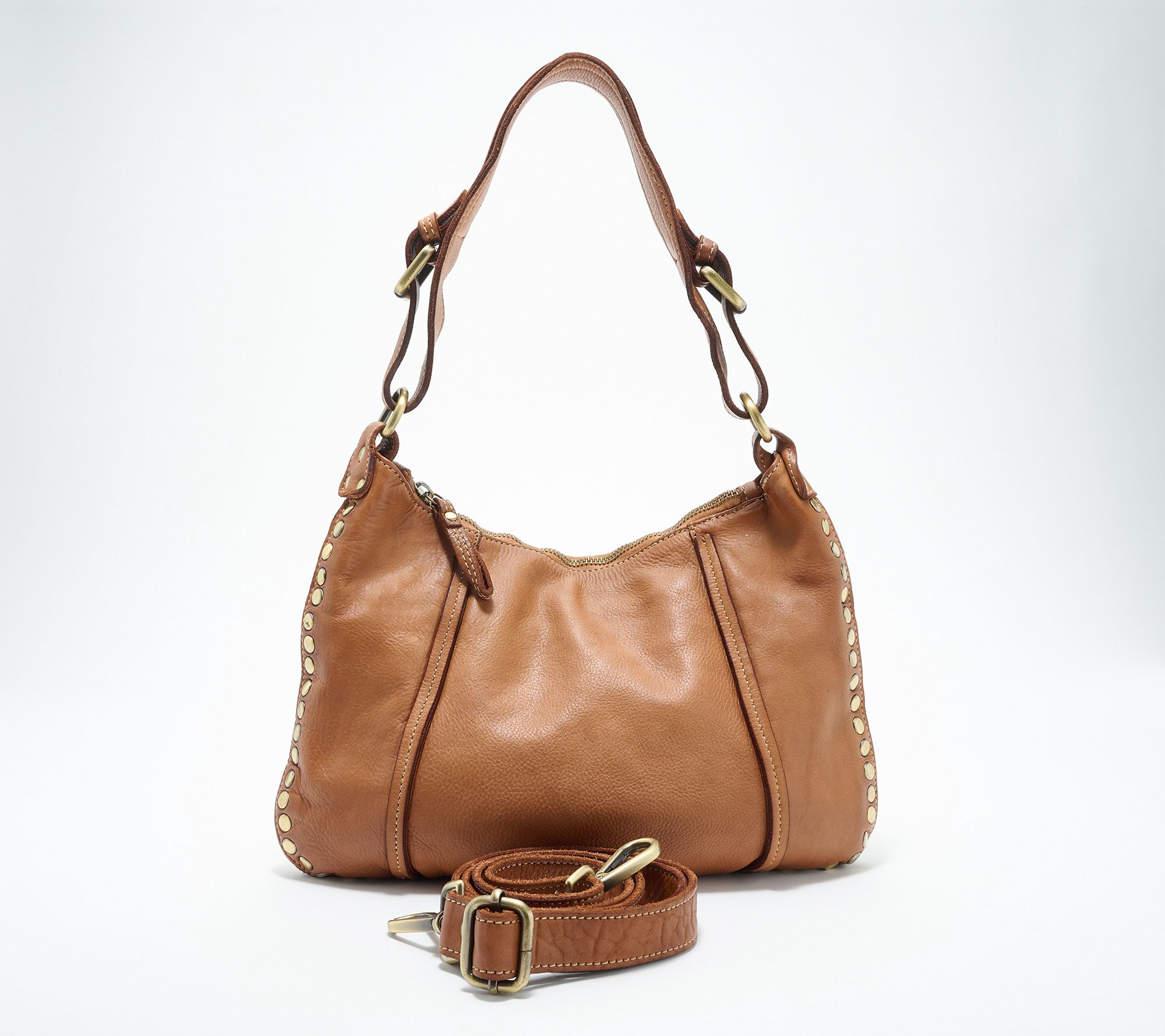 Bolsa Nova Leather Annalisa Small Hobo Bag