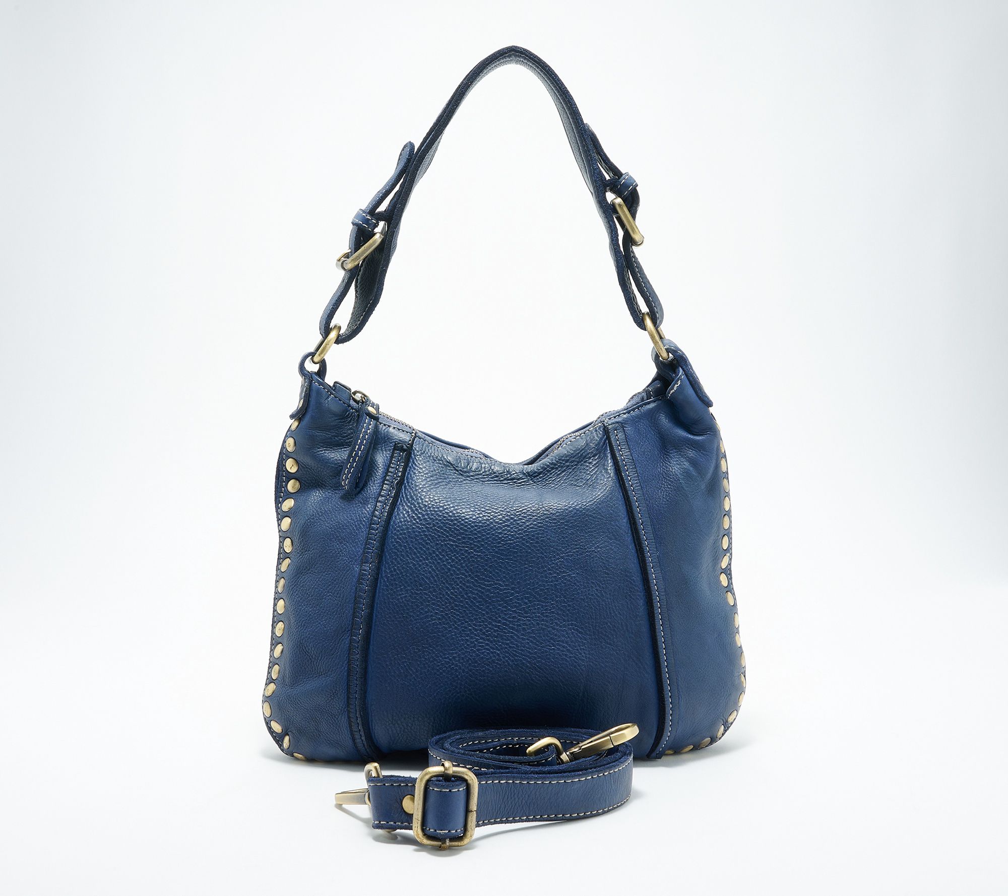 Bolsa Nova Leather Annalisa Small Hobo Bag