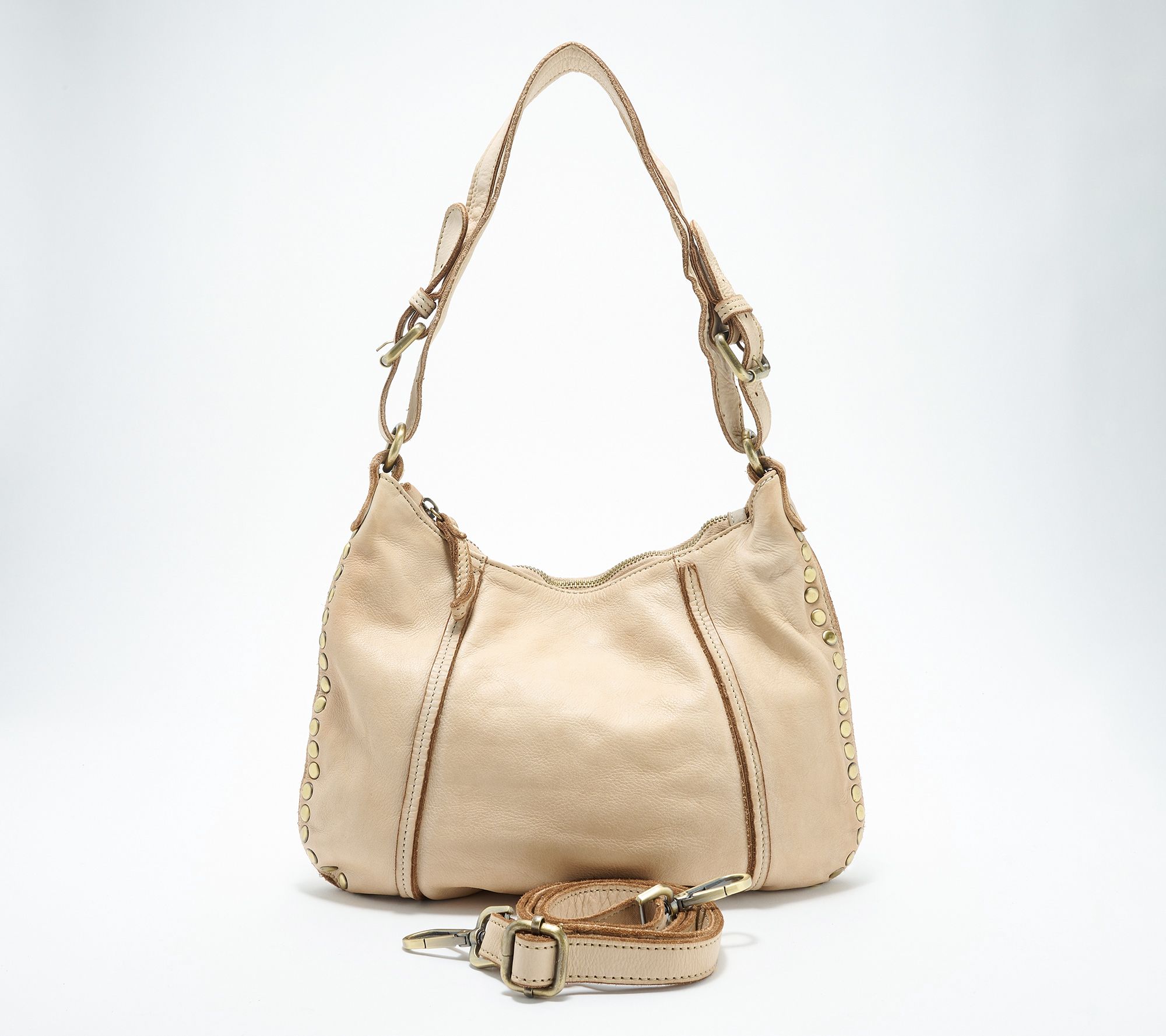 Bolsa Nova Leather Annalisa Small Hobo Bag