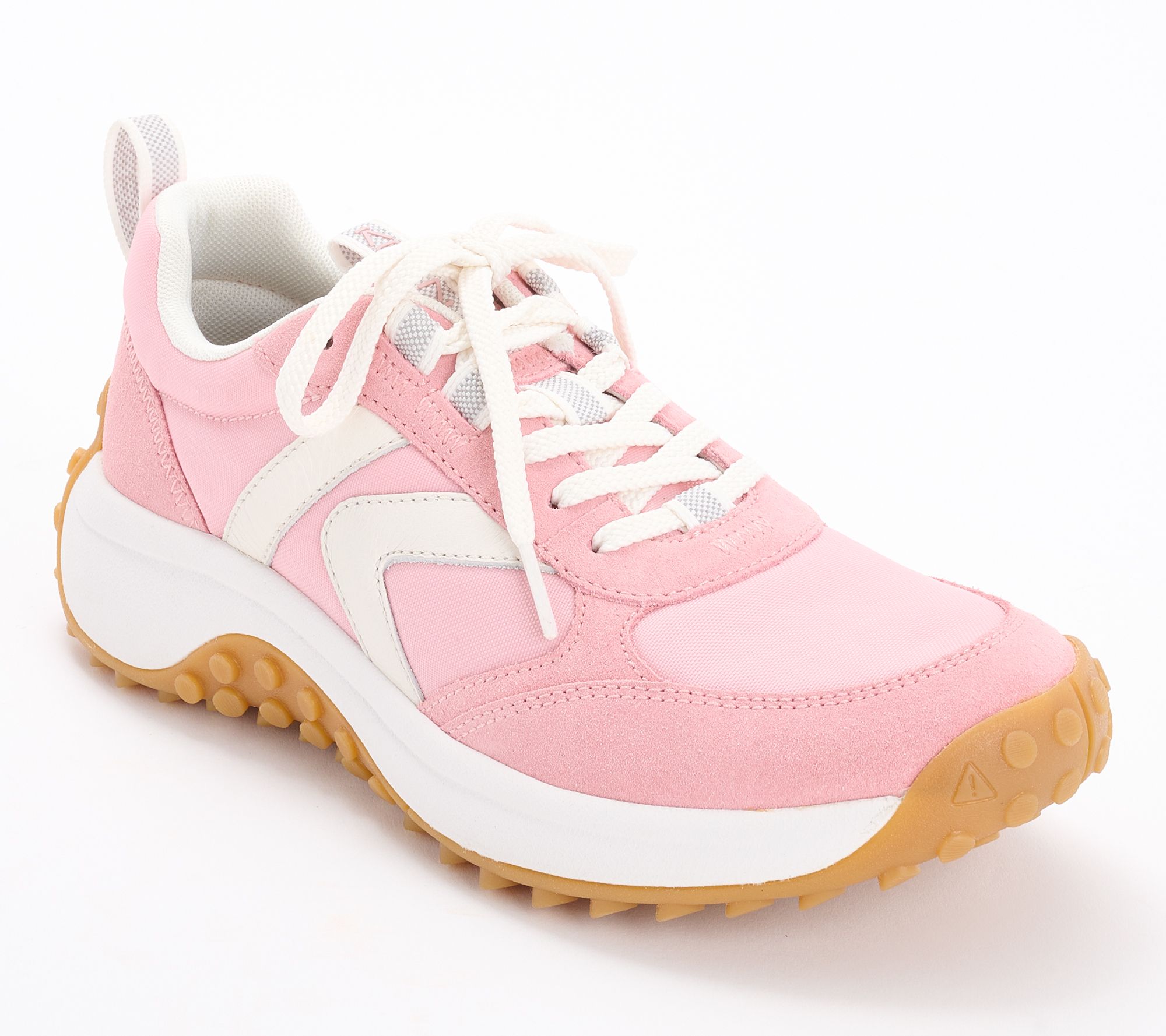 "As Is" KEEN Leather Retro Jogger Walking Sneakers- KS86