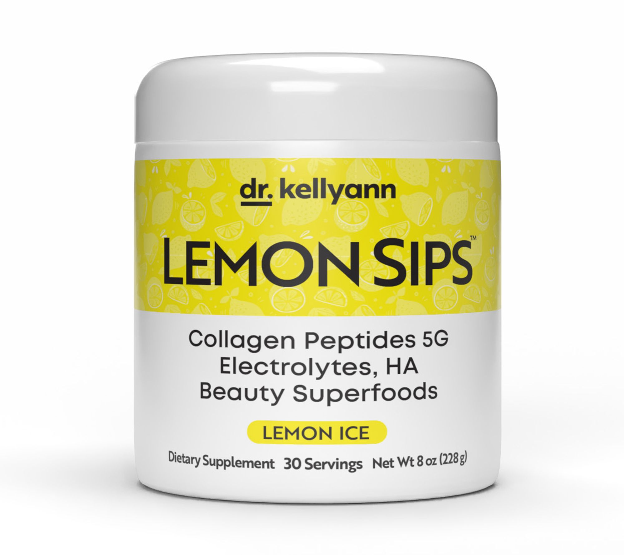  Dr. Kellyann Lemon Sips Collagen & Electrolytes 30 Day Supply