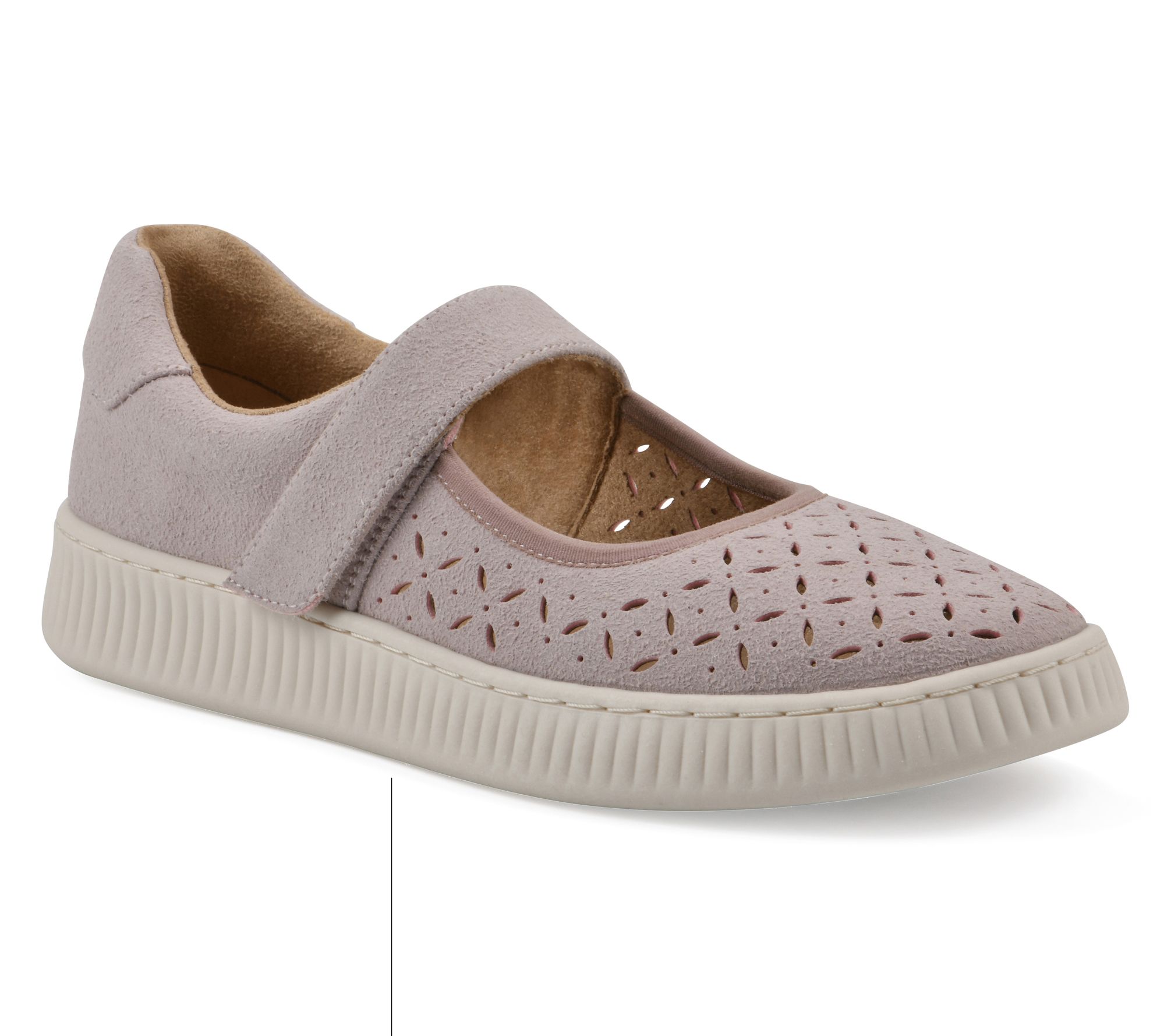 White Mountain Adjustable Mary Jane Sneaker - Doubles