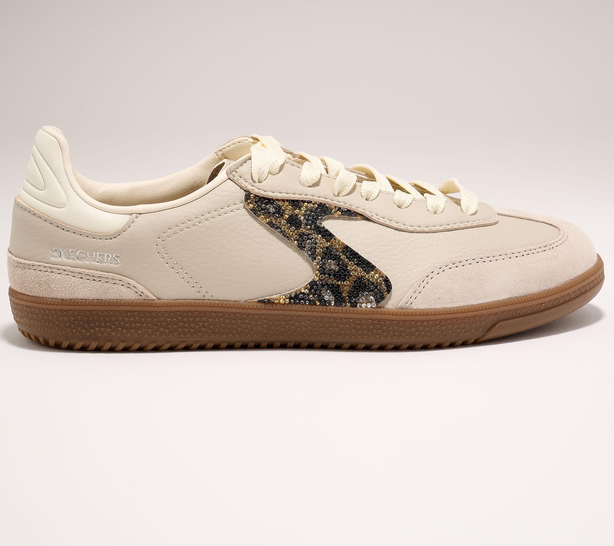 Skechers Hotshot Suede and Rhinestone Sneakers