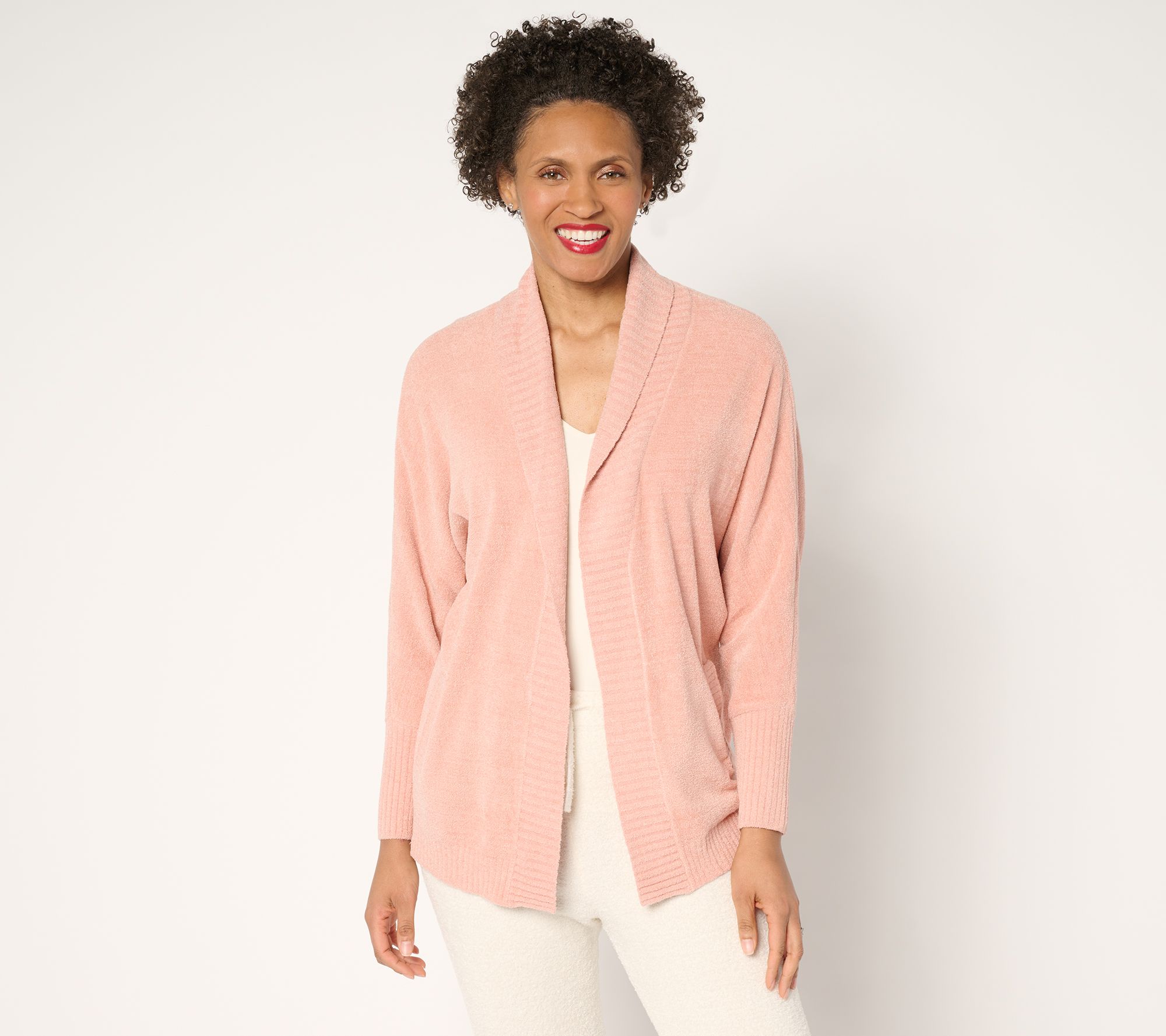 "As Is" Barefoot Dreams CozyChic Ultra Lite Shawl Collar Cardigan