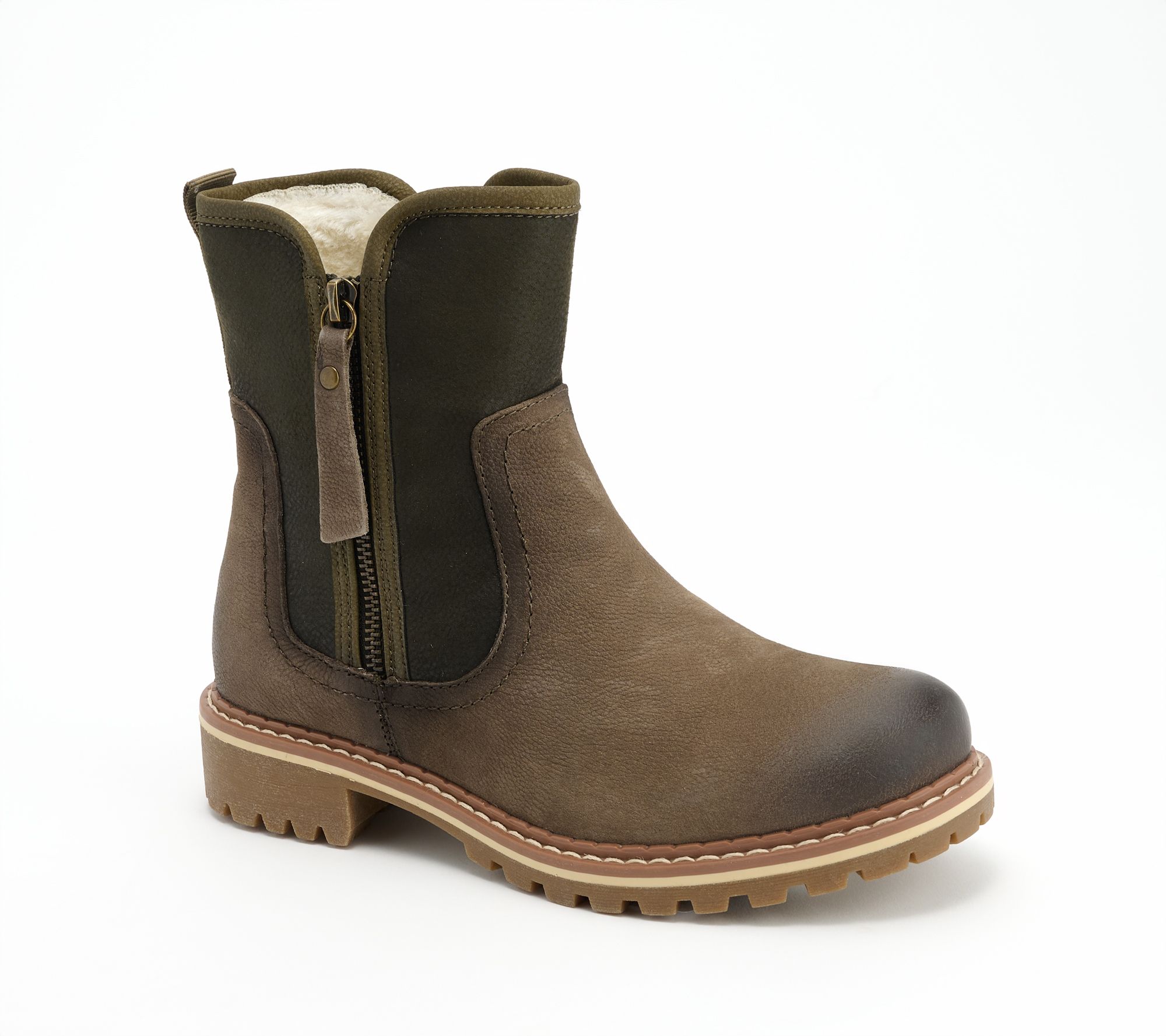 Spring Step Cozy-Lined Ankle Boots - Jovany