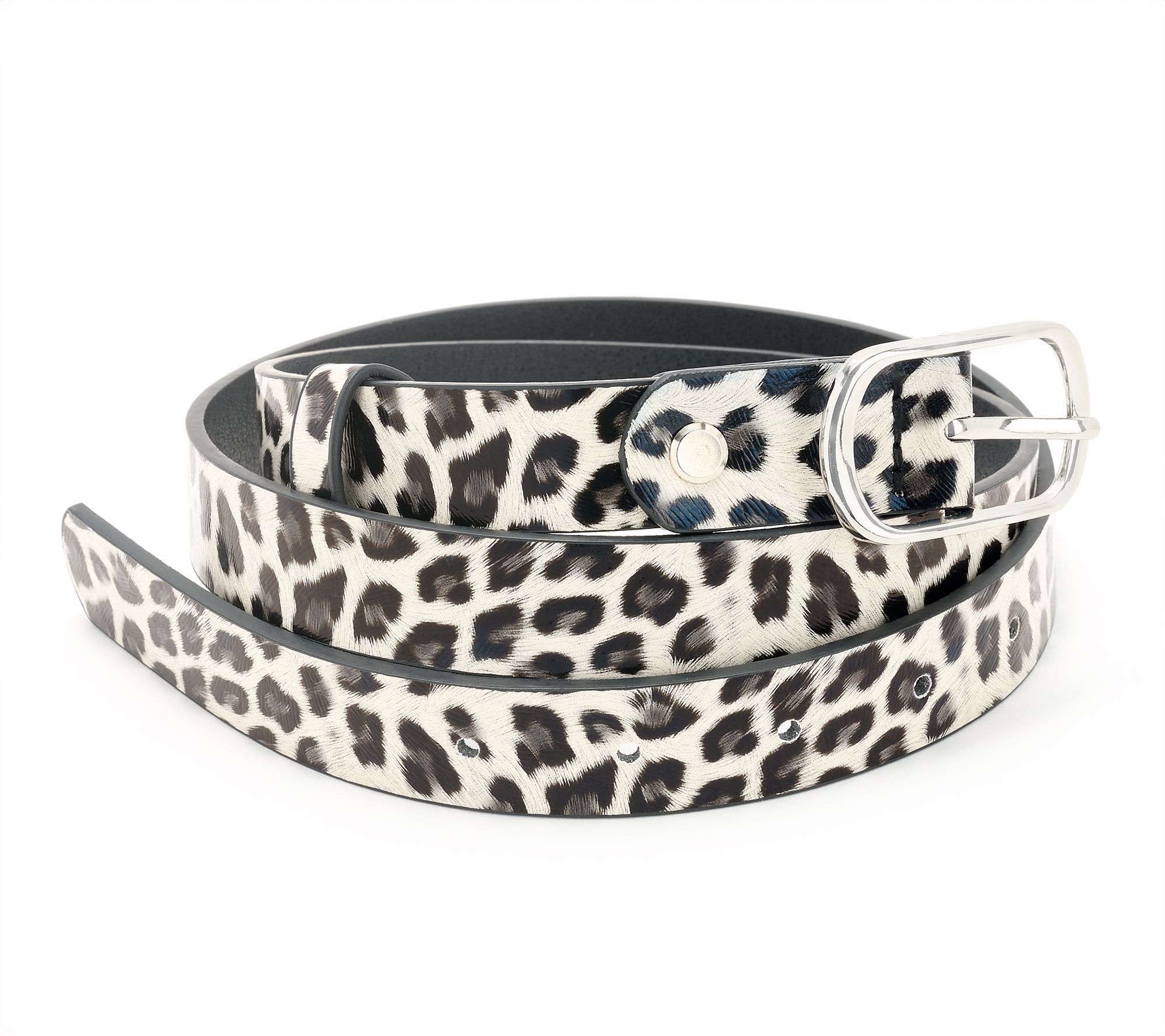 Susan Graver Printed Faux Leather Belt