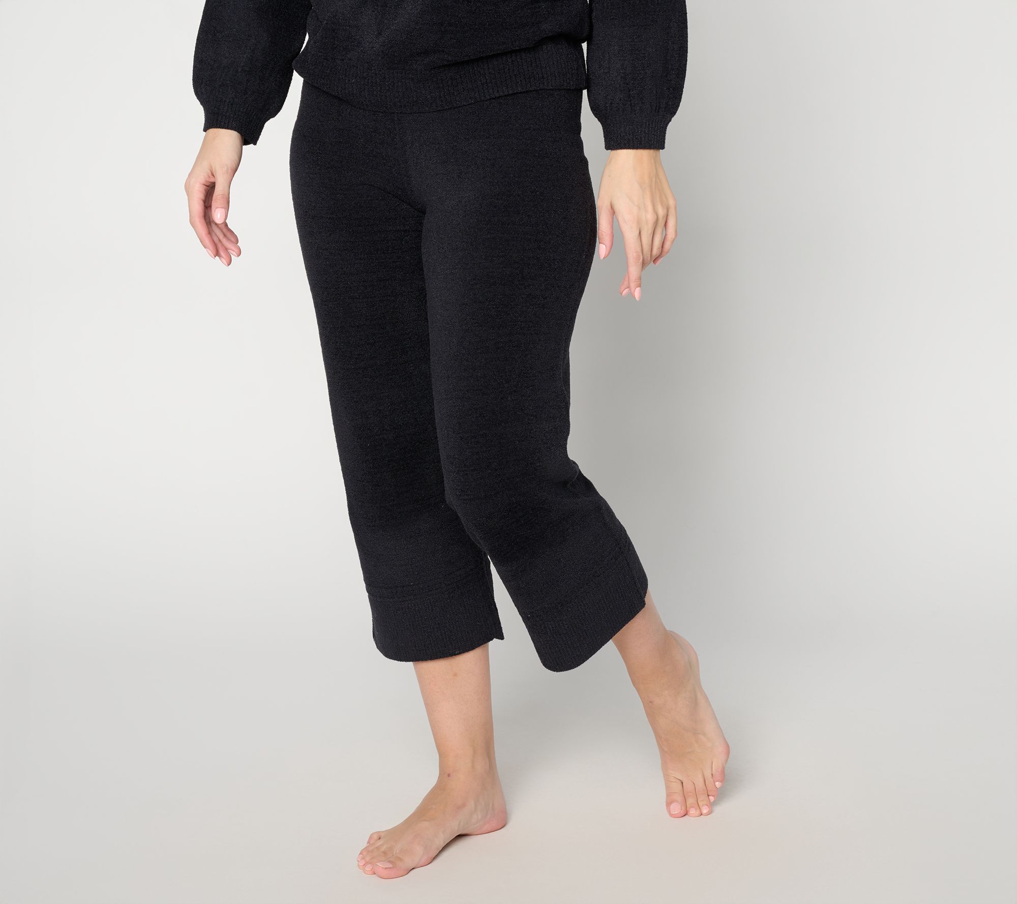 Barefoot Dreams Tall CozyChic Ultra Lite Placed Stitch Crop Pant