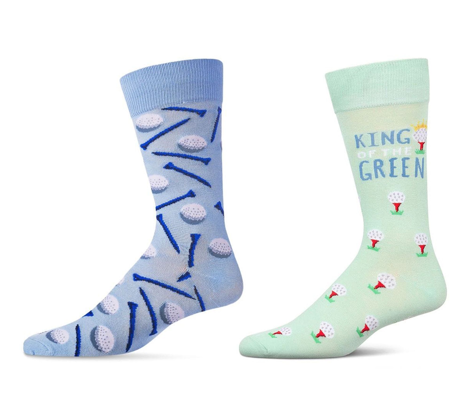 MeMoi Set of 2 Men's Novelty Patterned Socks