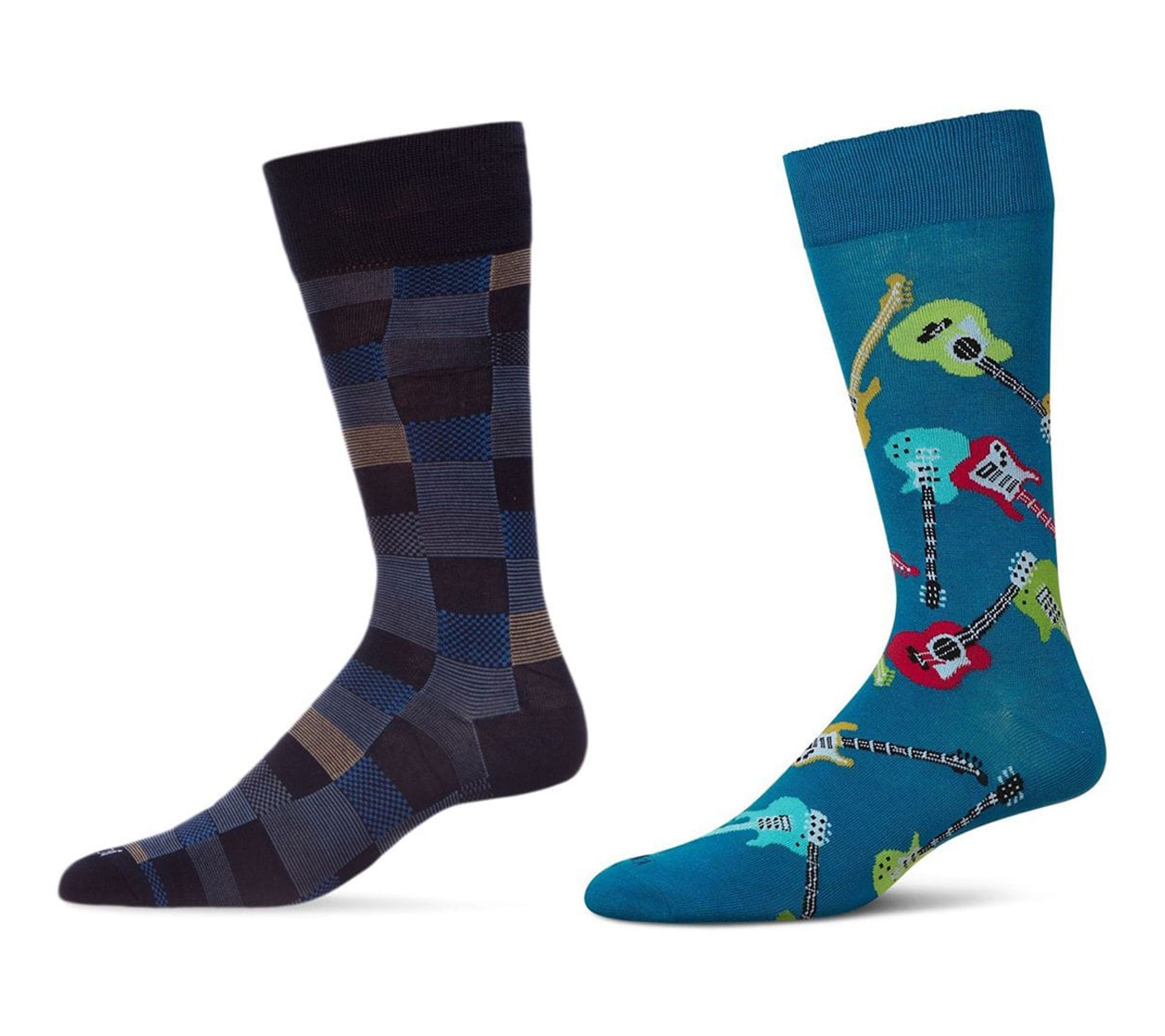MeMoi Set of 2 Men's Novelty Patterned Socks