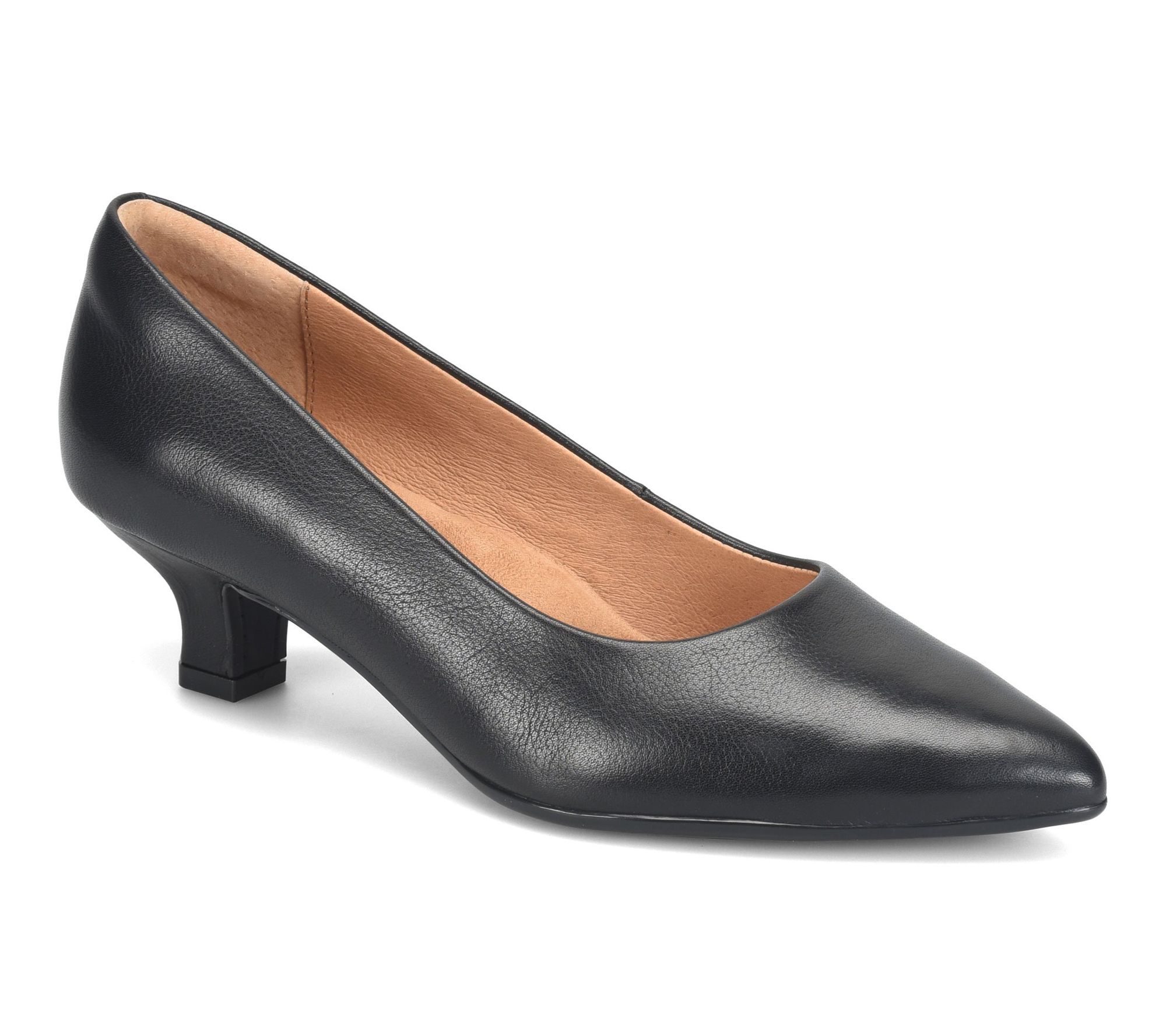 Sofft Leather Kitten Heel Pump - Sabrina