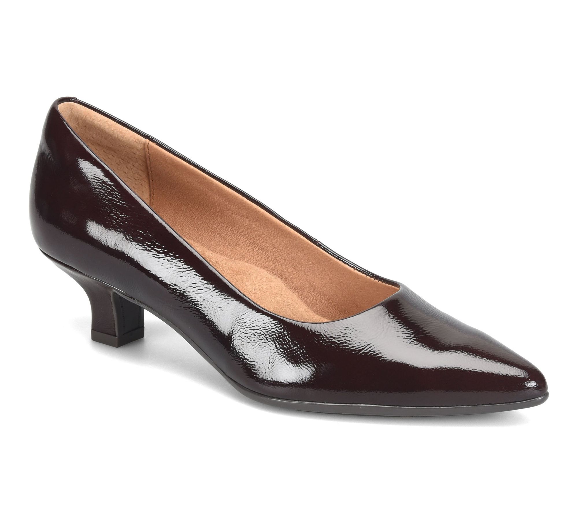 Sofft Leather Kitten Heel Pump - Sabrina
