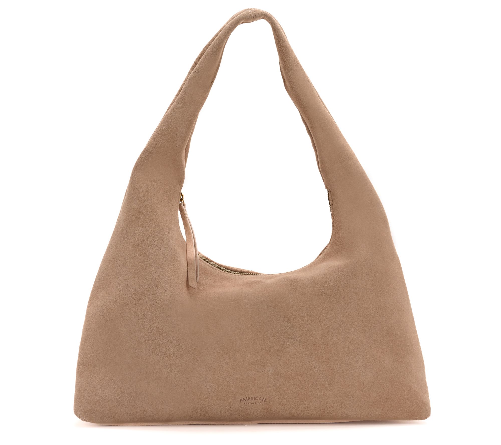 "As Is" American Leather Co. Adina Large Suede Hobo