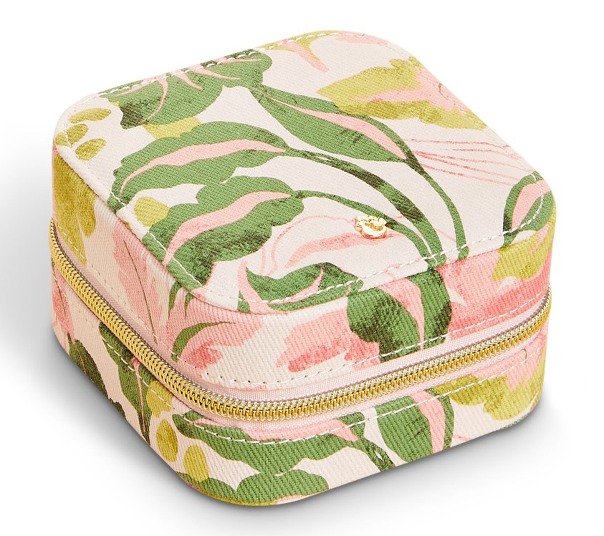 Spartina 449 Jewelry Mirror Travel Case Palm Paradise