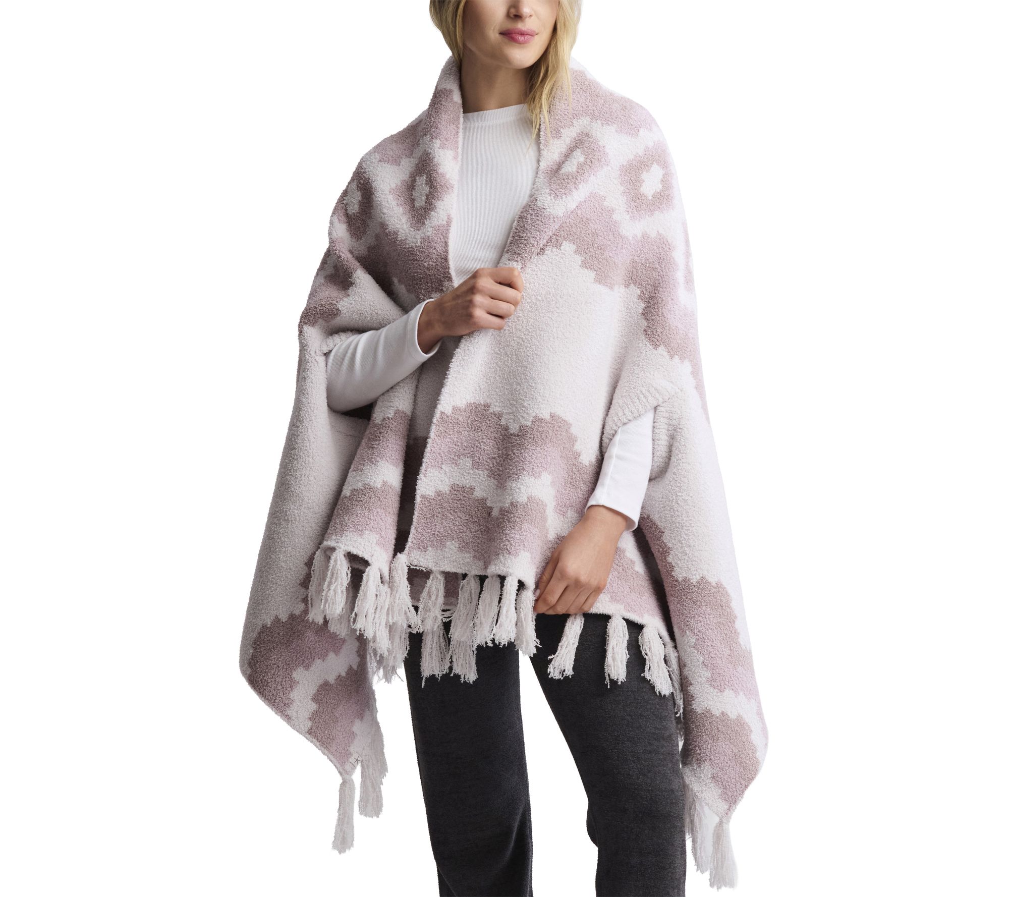 Barefoot Dreams CozyChic Mosaic Wrap