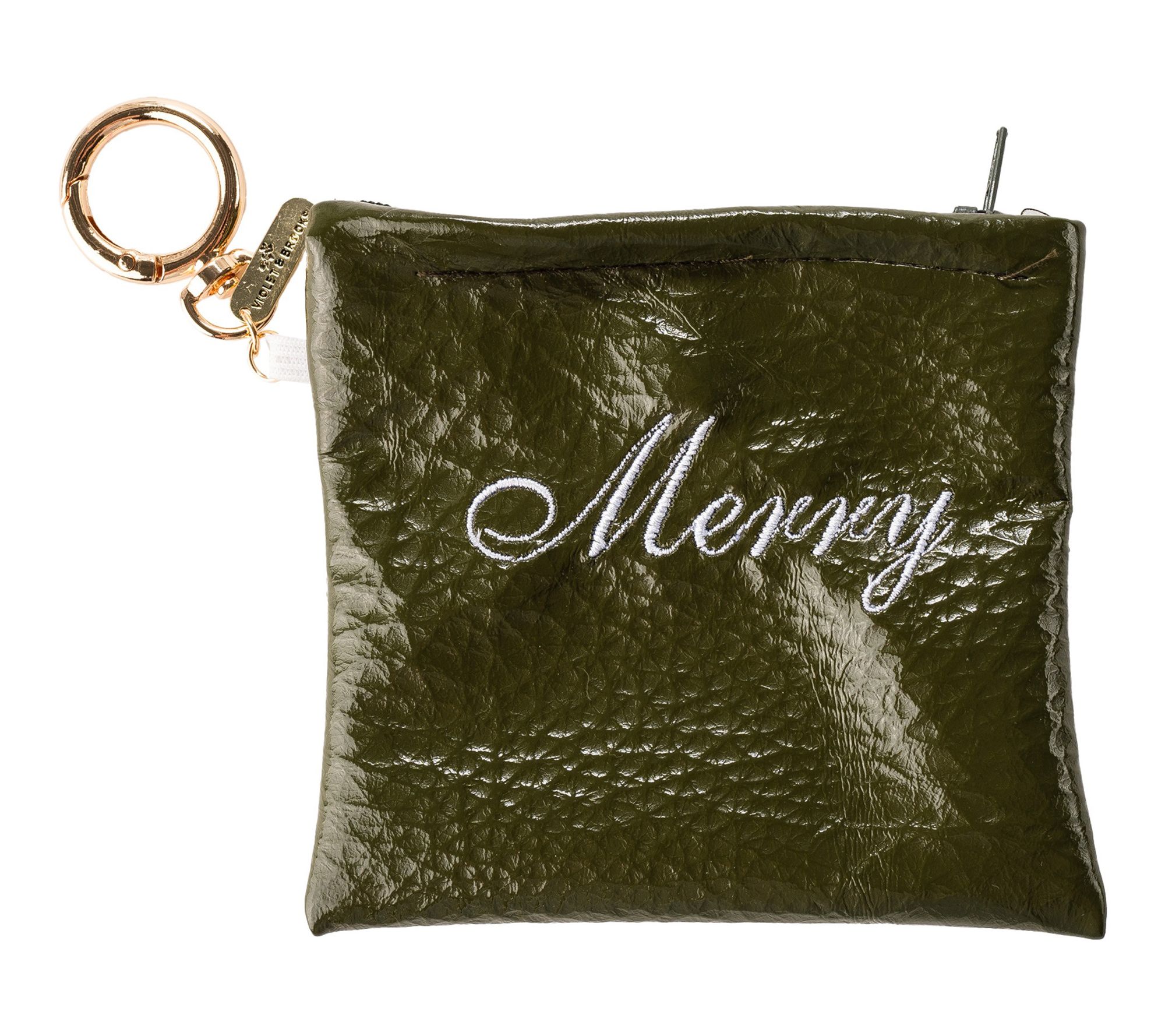 Violet and Brooks Paige Embroidered Coin Purse