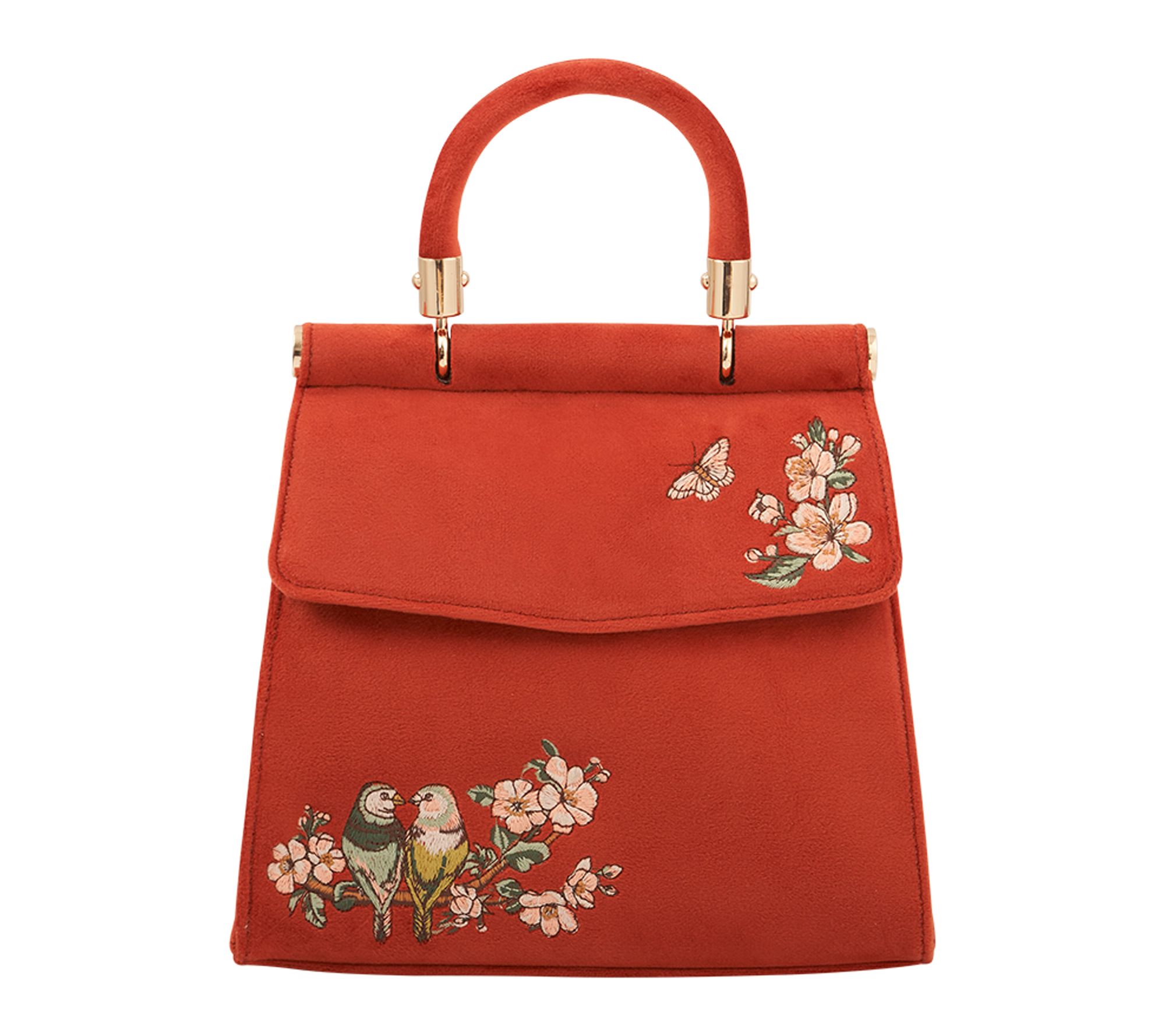 Fable Lovebirds Mini Top Handle Tote