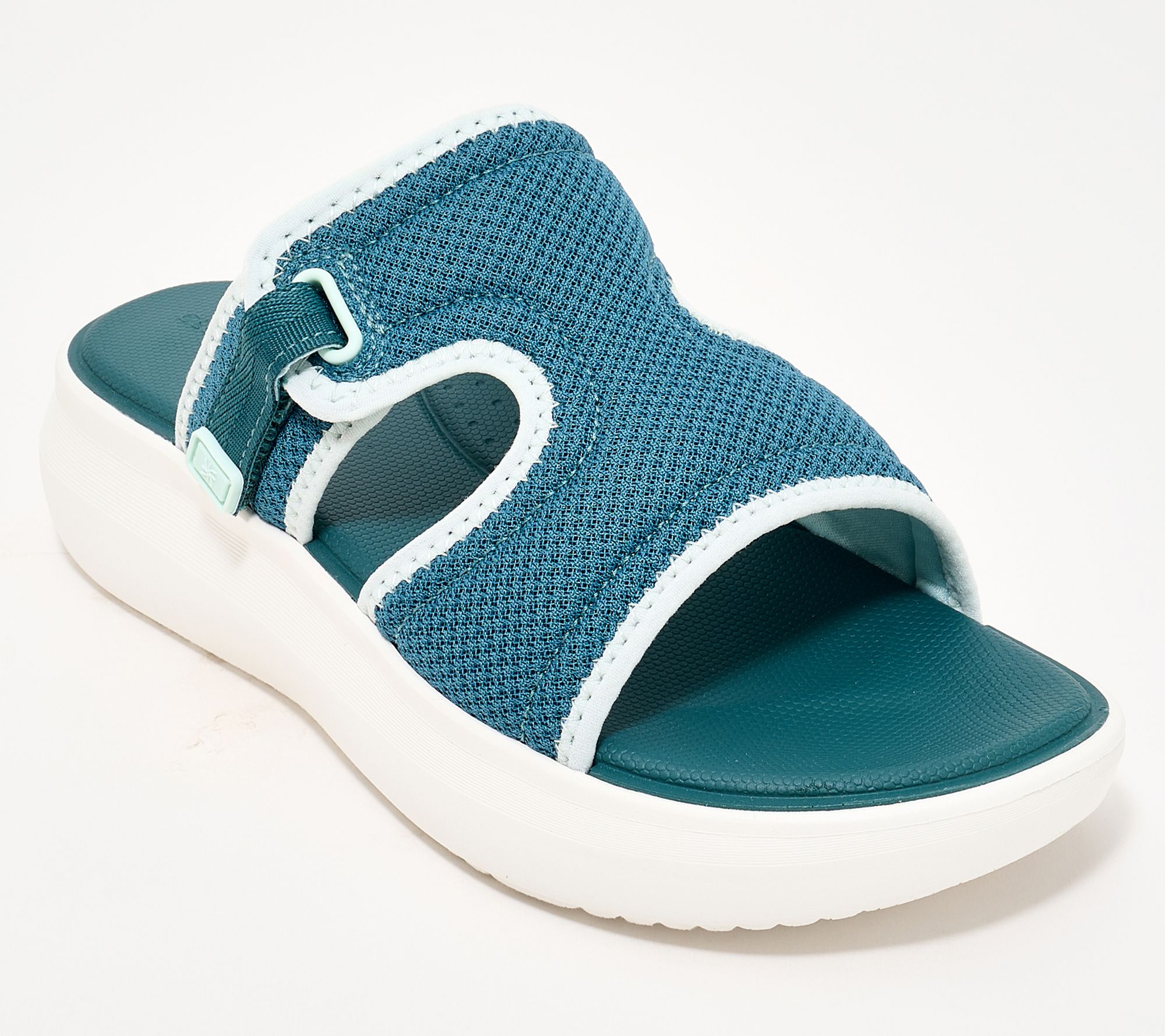 Clarks Cloudsteppers Slide Sandals -Solevana Mist