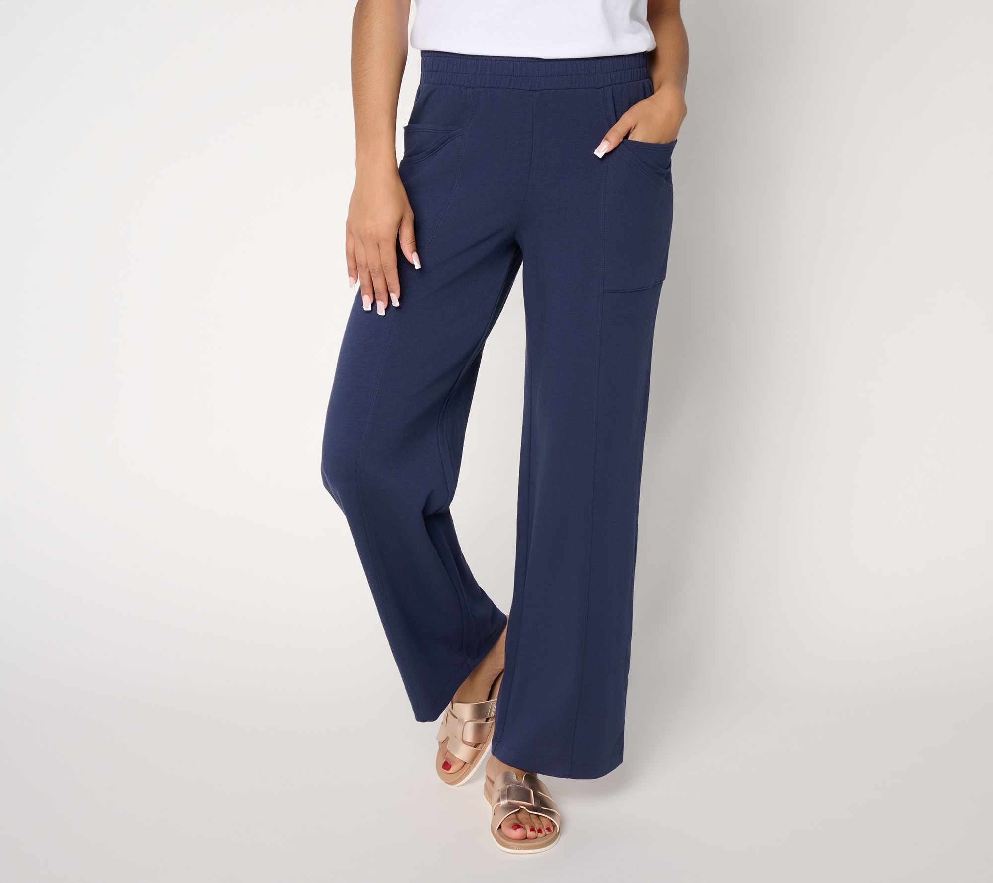 Anybody Petite Cozy Knit French Terry Pants