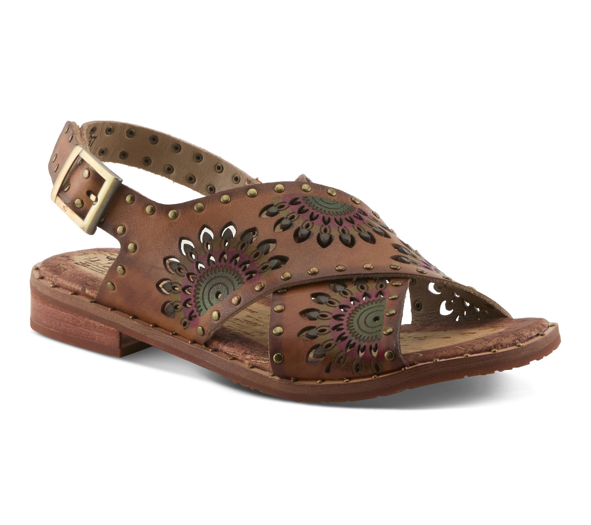 L'Artiste by Spring Step Ankle Strap Sandal - Crossroads