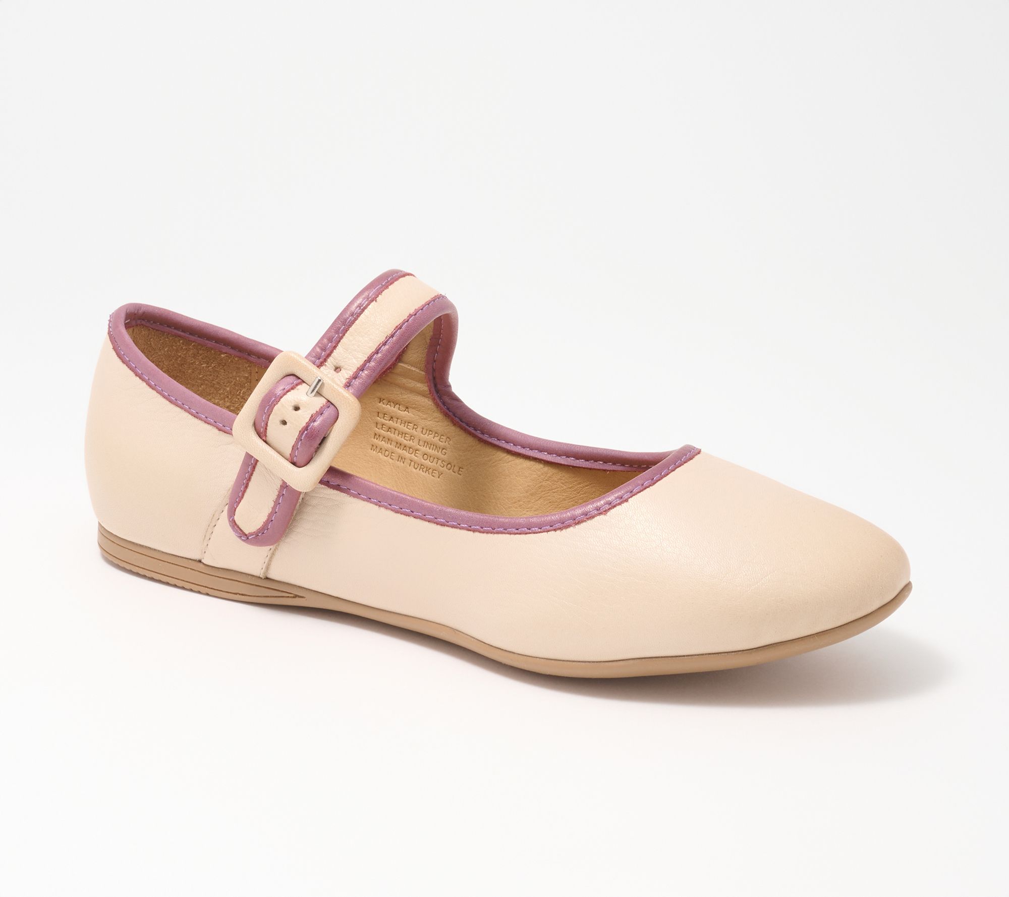 "As Is" Miz Mooz Leather Color Pop Mary Janes- Kayla