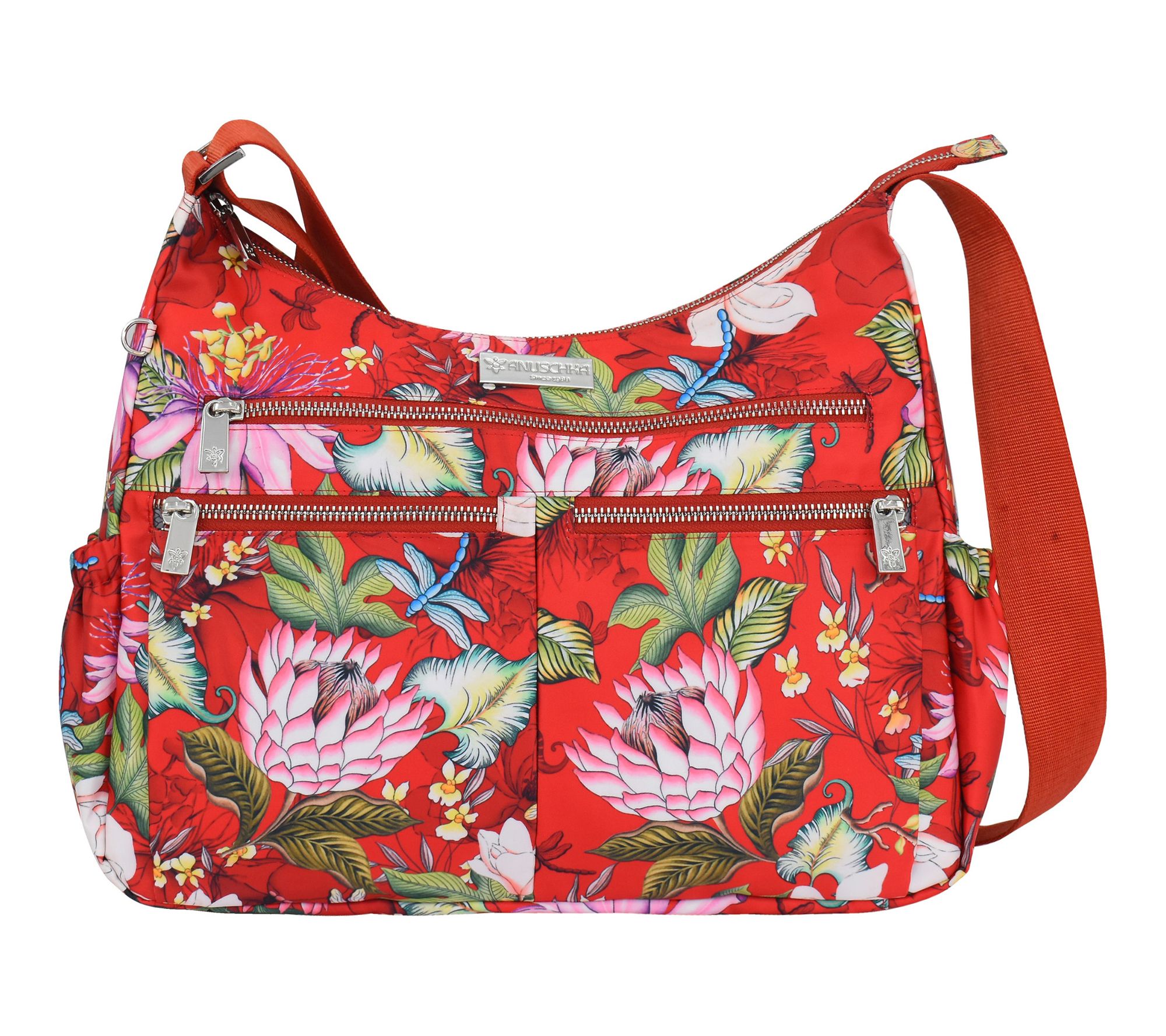 Anuschka Wanderlust Luxe Fabric Crossbody Hobo