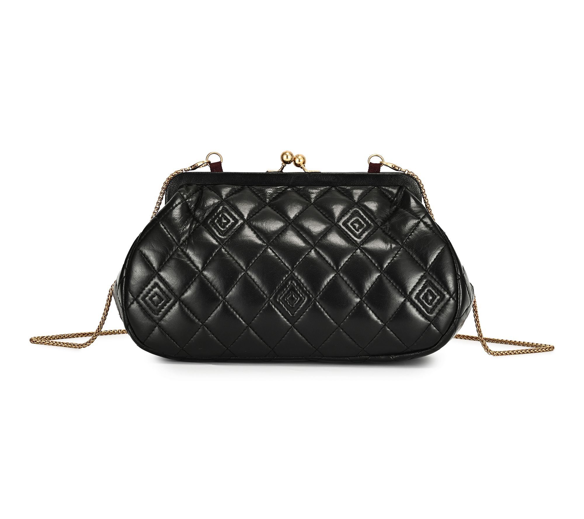Old Trend Petunia Small Quilted Leather Crossbody