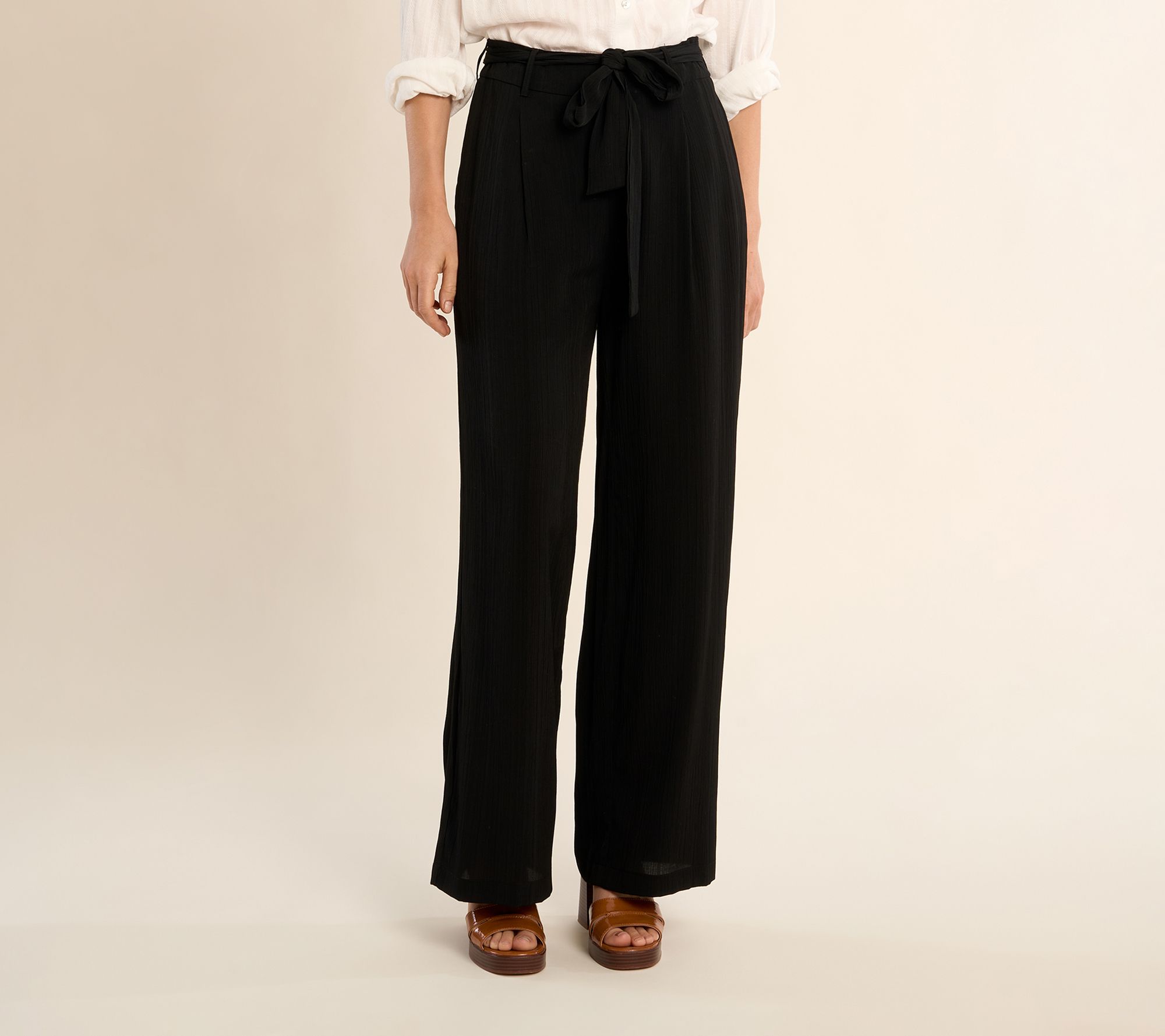Molly Bracken Woven Waist Tie Pants
