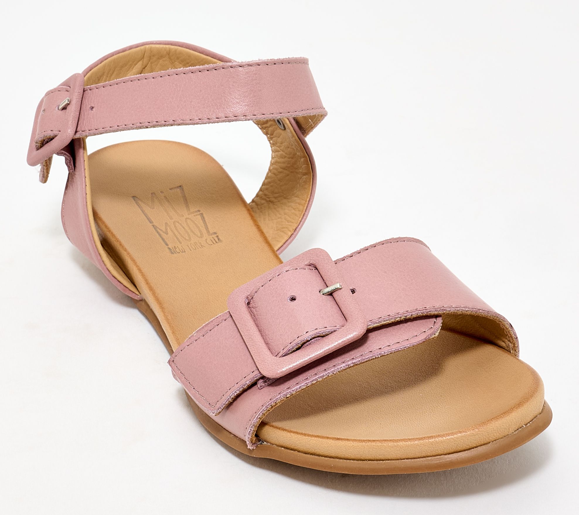 "As Is" Miz Mooz Leather Adjustable Sandals- Tatum