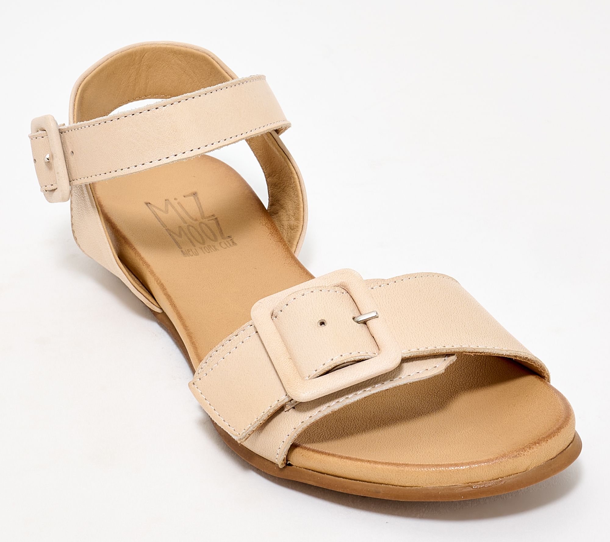 "As Is" Miz Mooz Leather Adjustable Sandals- Tatum