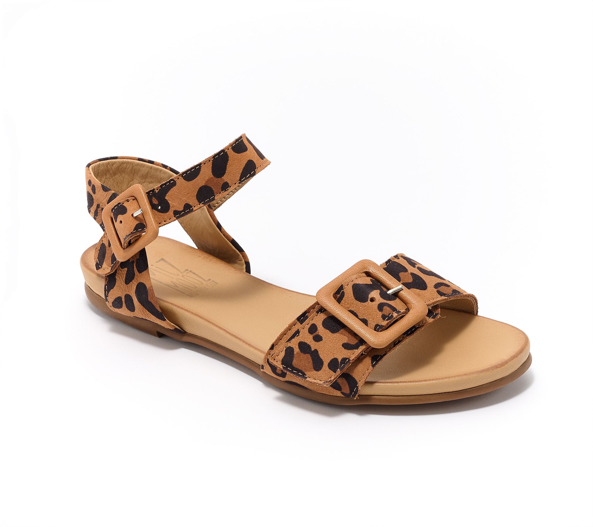 "As Is" Miz Mooz Leather Adjustable Sandals- Tatum