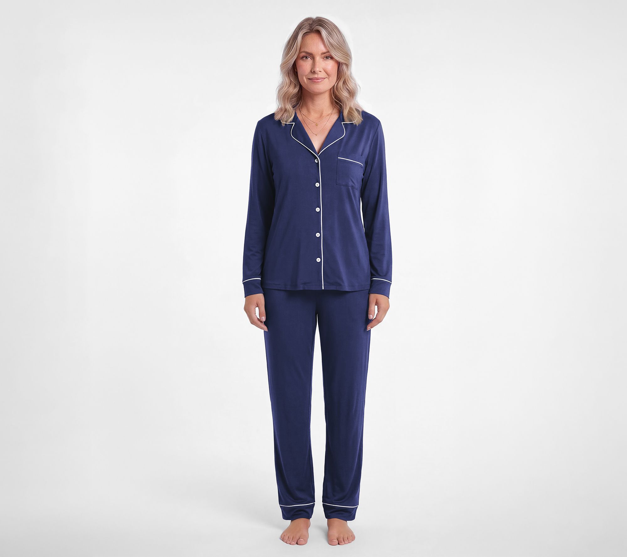Muk Luks Classic Notch Collar PJ