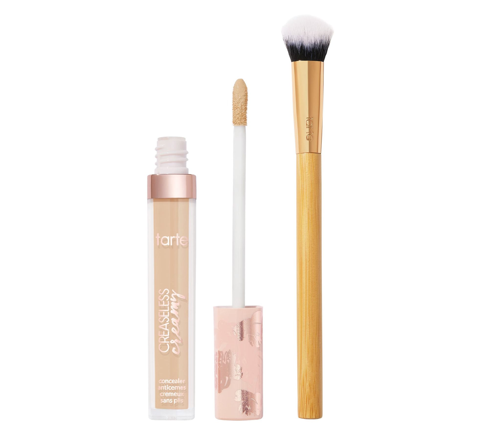 tarte creaseless creamy 24-hr hydration concealer&brush