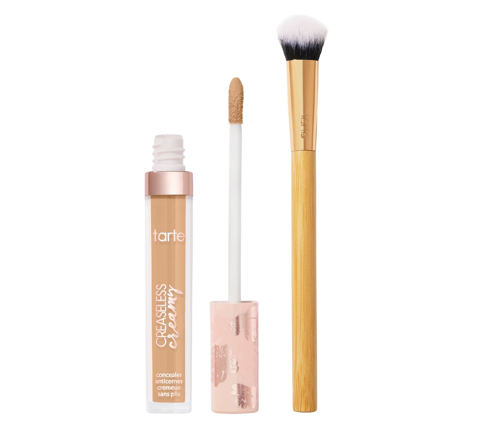 tarte creaseless creamy 24-hr hydration concealer&brush