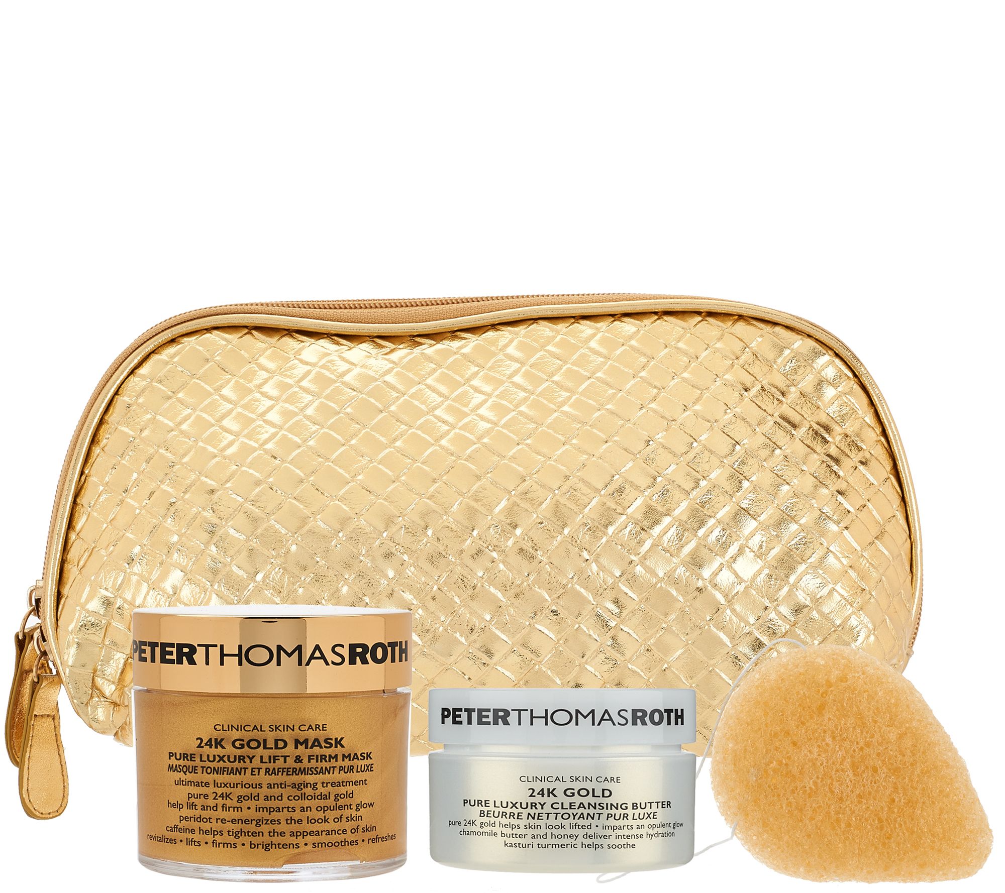 Peter Thomas Roth Gold Kit with Travel Bag - QVC.com