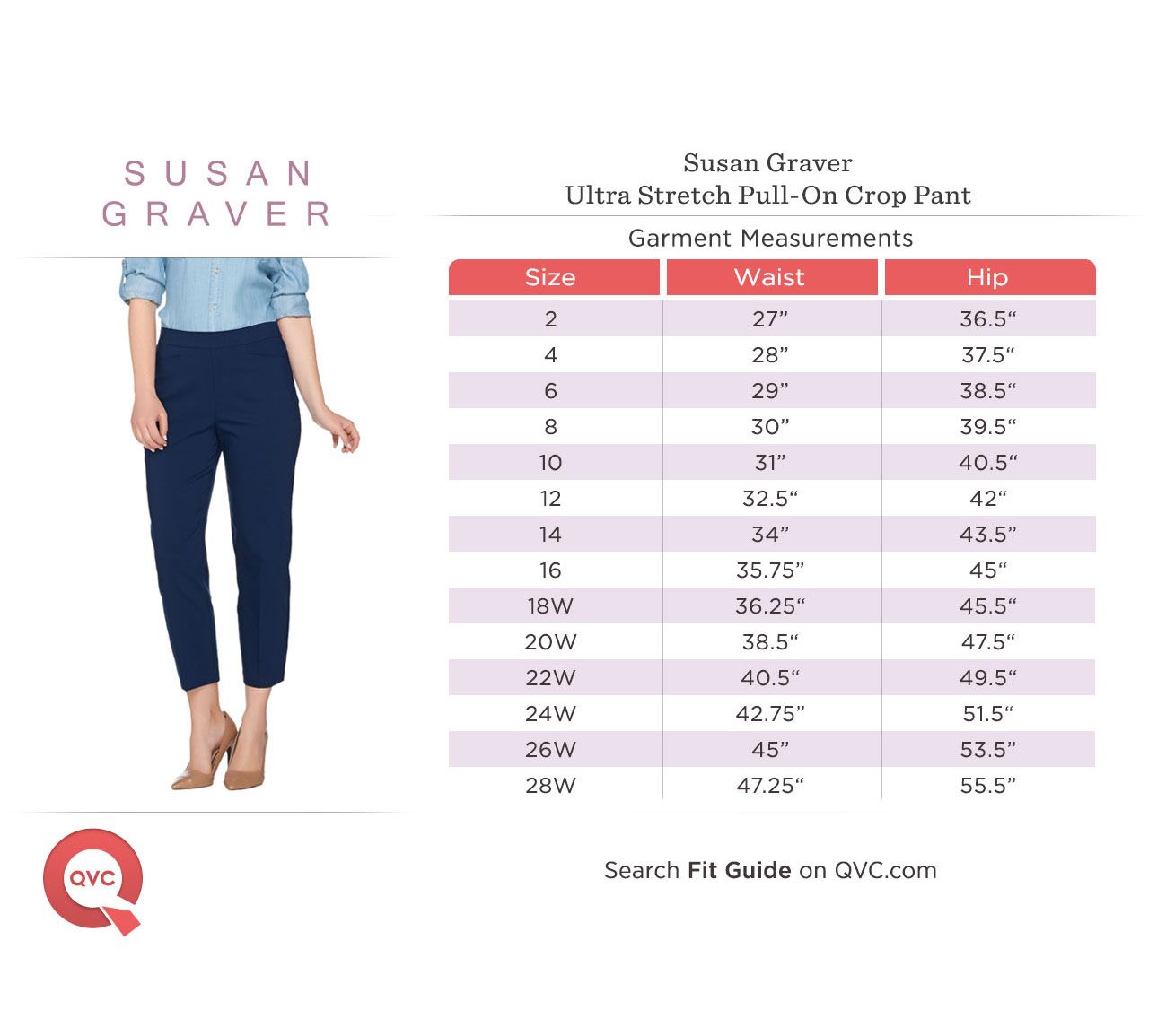 Susan Graver Regular Ultra Stretch PullOn Crop Pants