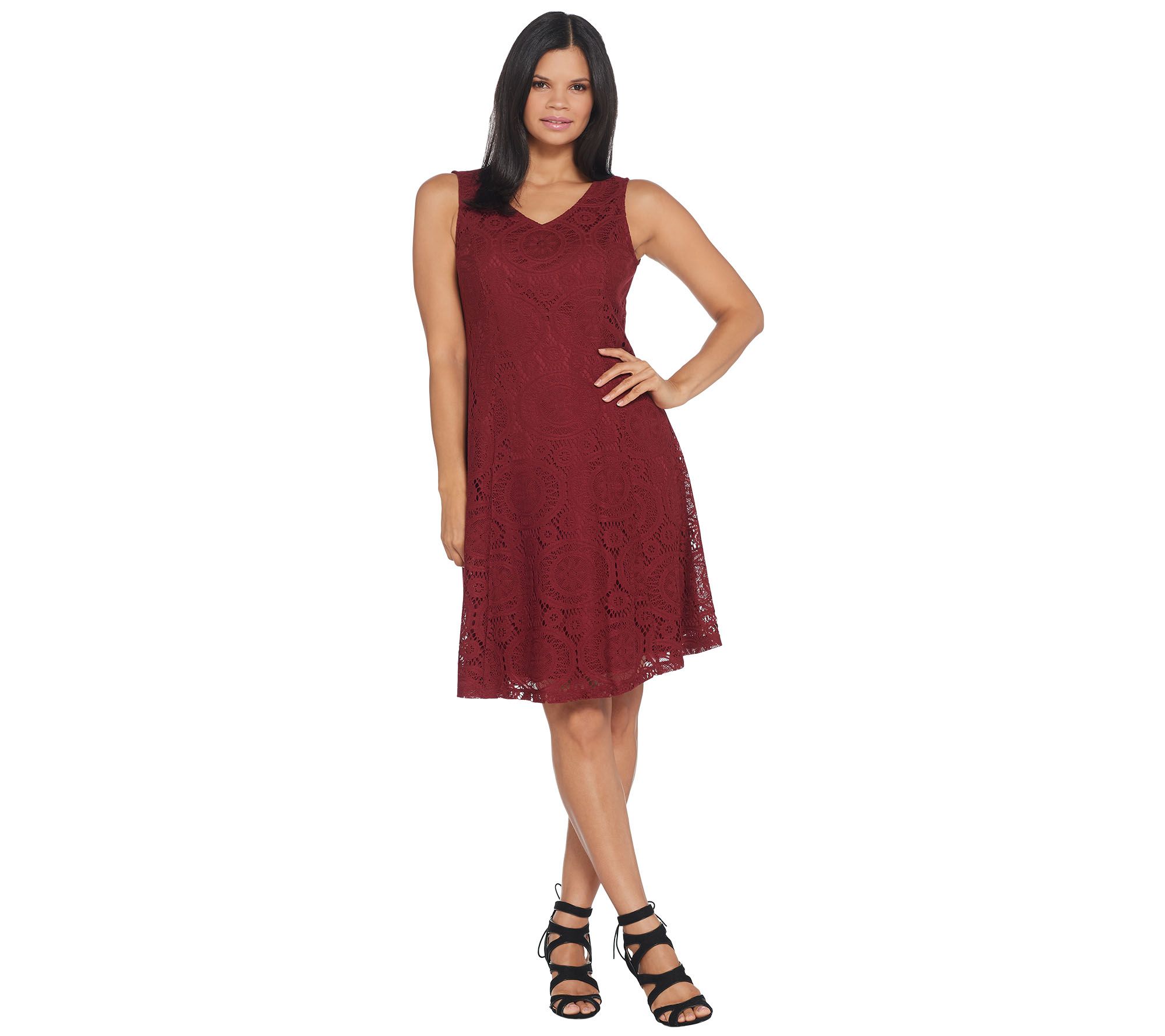 qvc lace dresses