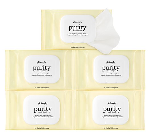 philosophy purity made simple cloths 5-pack Auto-Delivery
