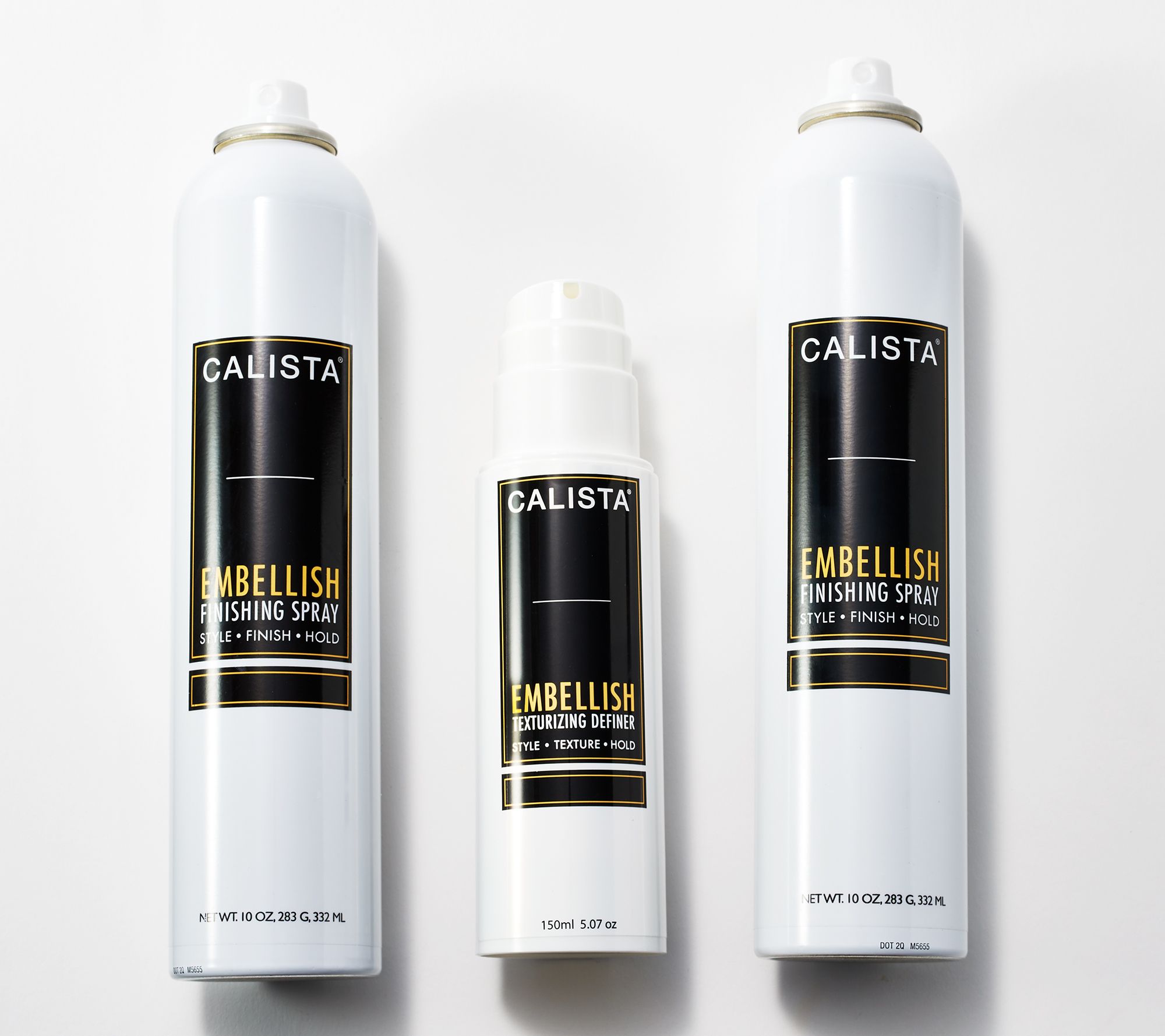 Calista Embellish Hairspray & Super-Size Definer Trio 
