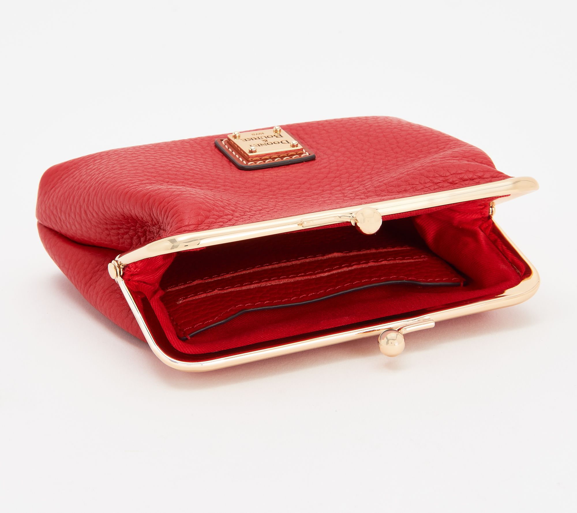 "As Is" Dooney & Bourke Leather Kisslock Coin Purse