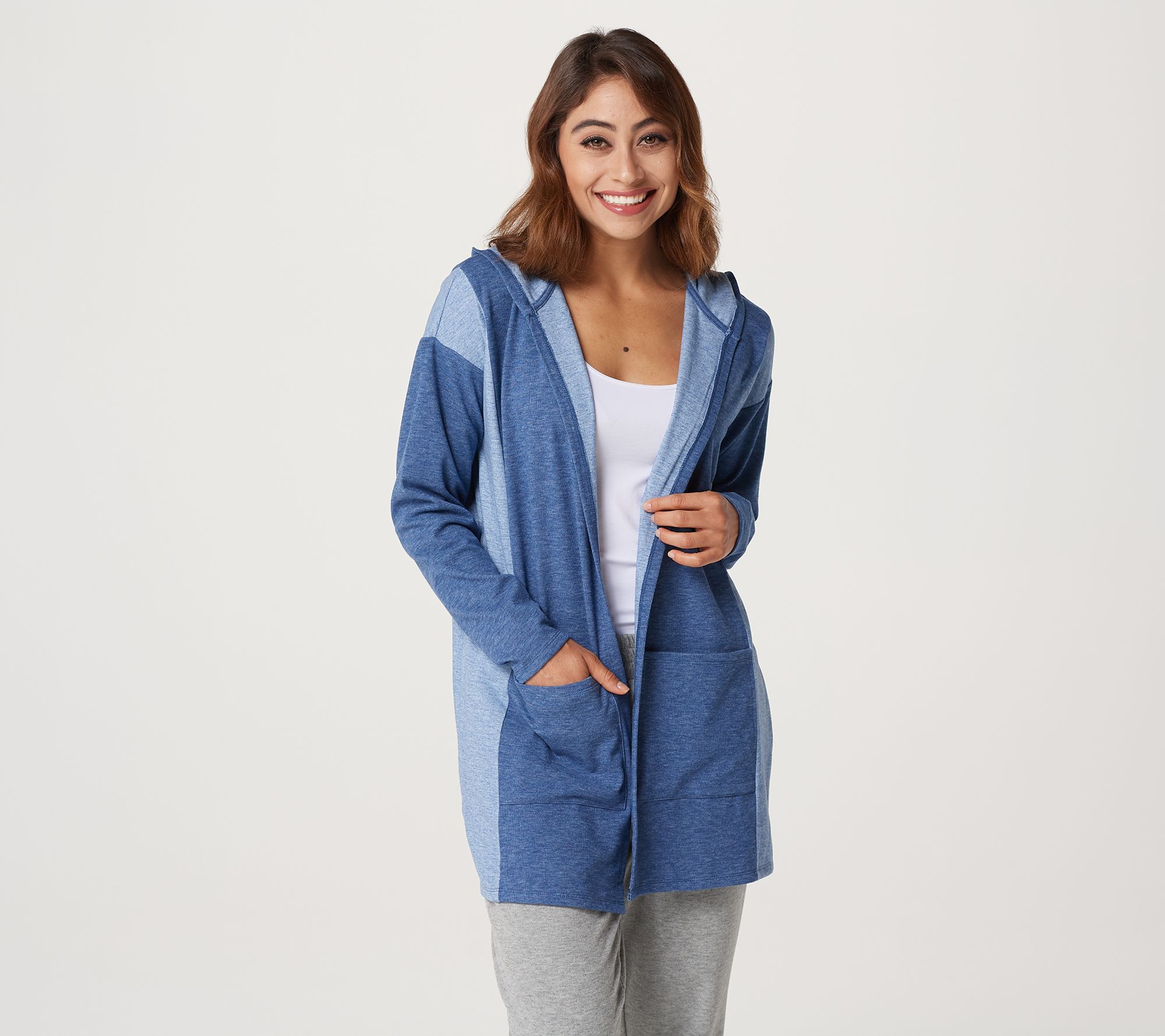 "As Is" AnyBody Double Knit Cardigan