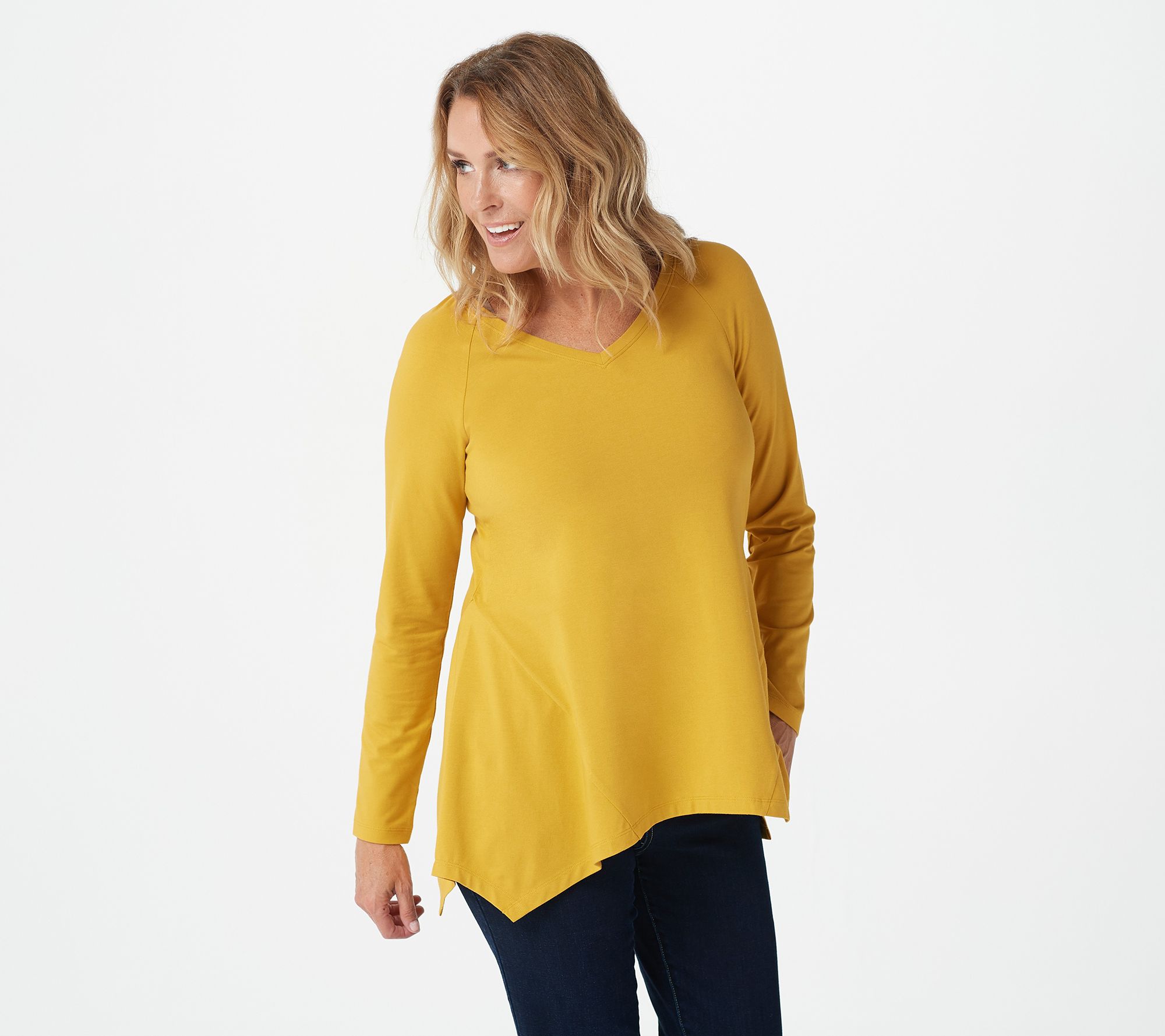 Isaac Mizrahi Live! Seamed Knit Top